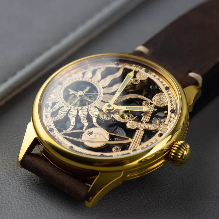 Antique skeleton watch hotsell