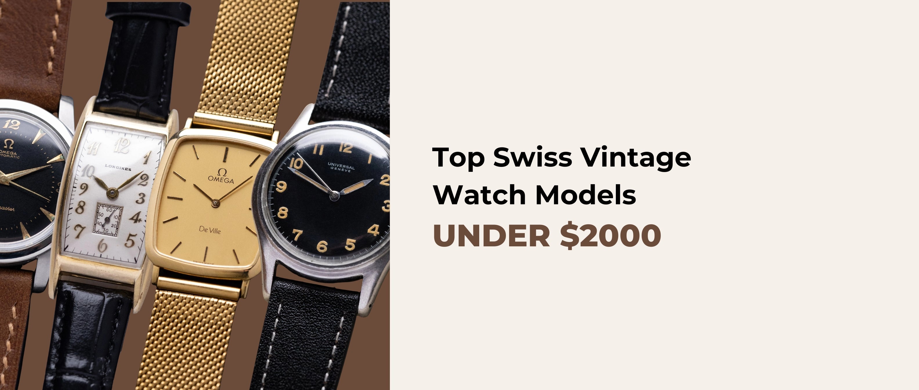 Top Swiss Vintage Watch Models Under $2000 With Premium Feel (Extended Guide for Collectors) - DuMarko