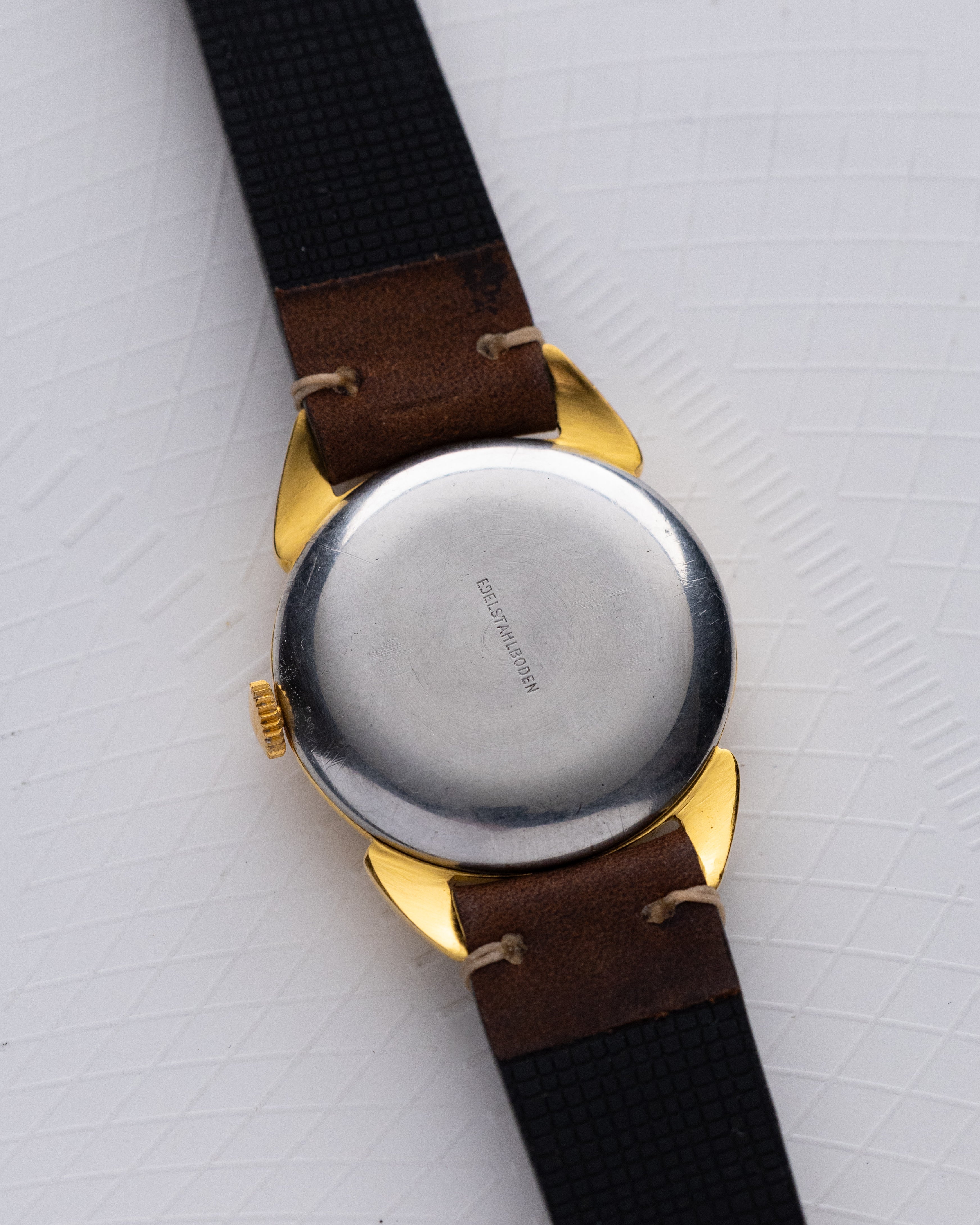 A. Lange & Söhne GUB Caliber 28 Q1, Crab Lugs, Uniqe Patina, Lange VEB Glashütte from 1950's - DuMarko