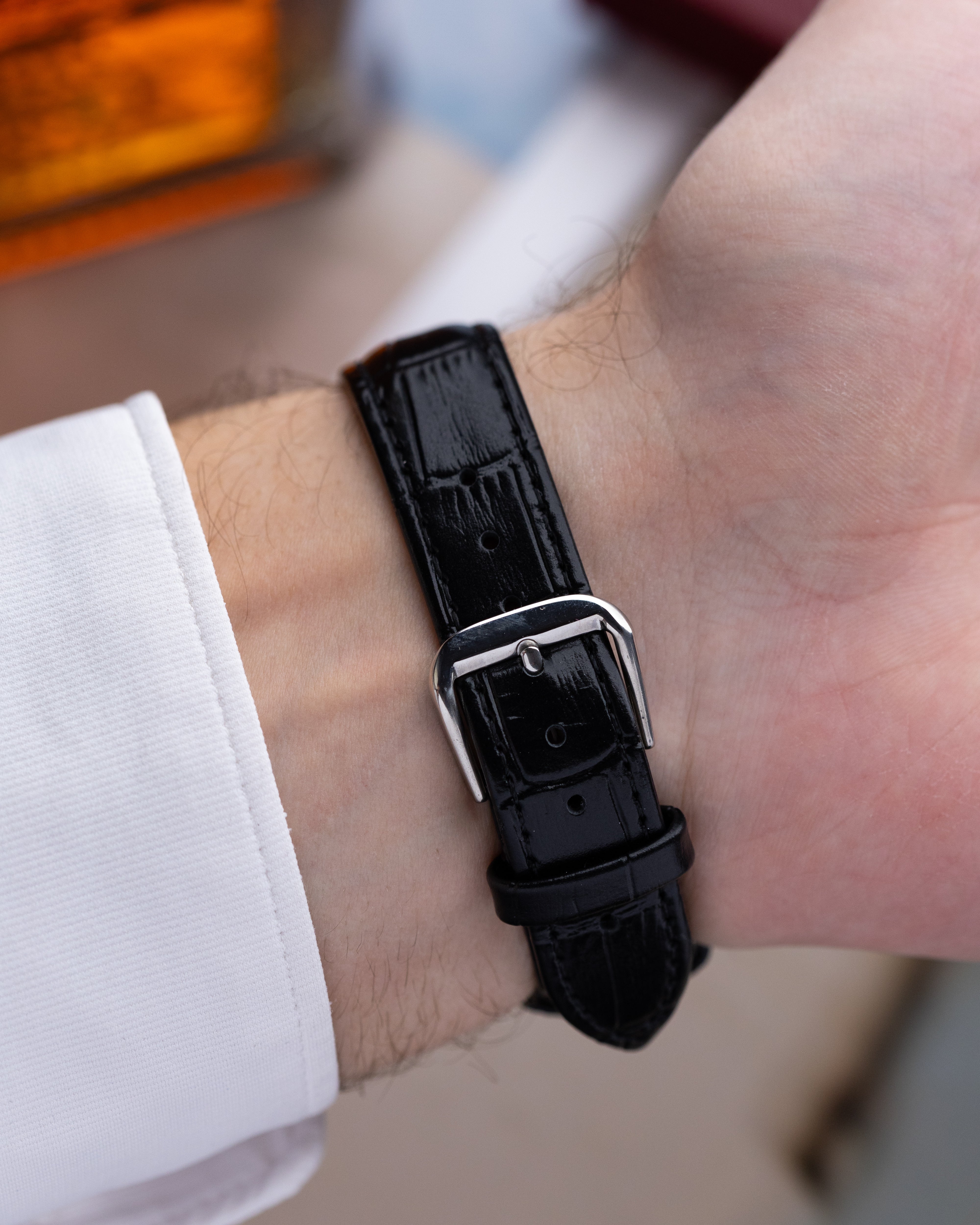 Bifora Square Tank, Linen Dial, Vintage German Watch from 1970's - DuMarko