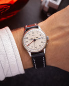 Leonidas Triple Calendar Chronograph watch with Oversize case - VintageDuMarko