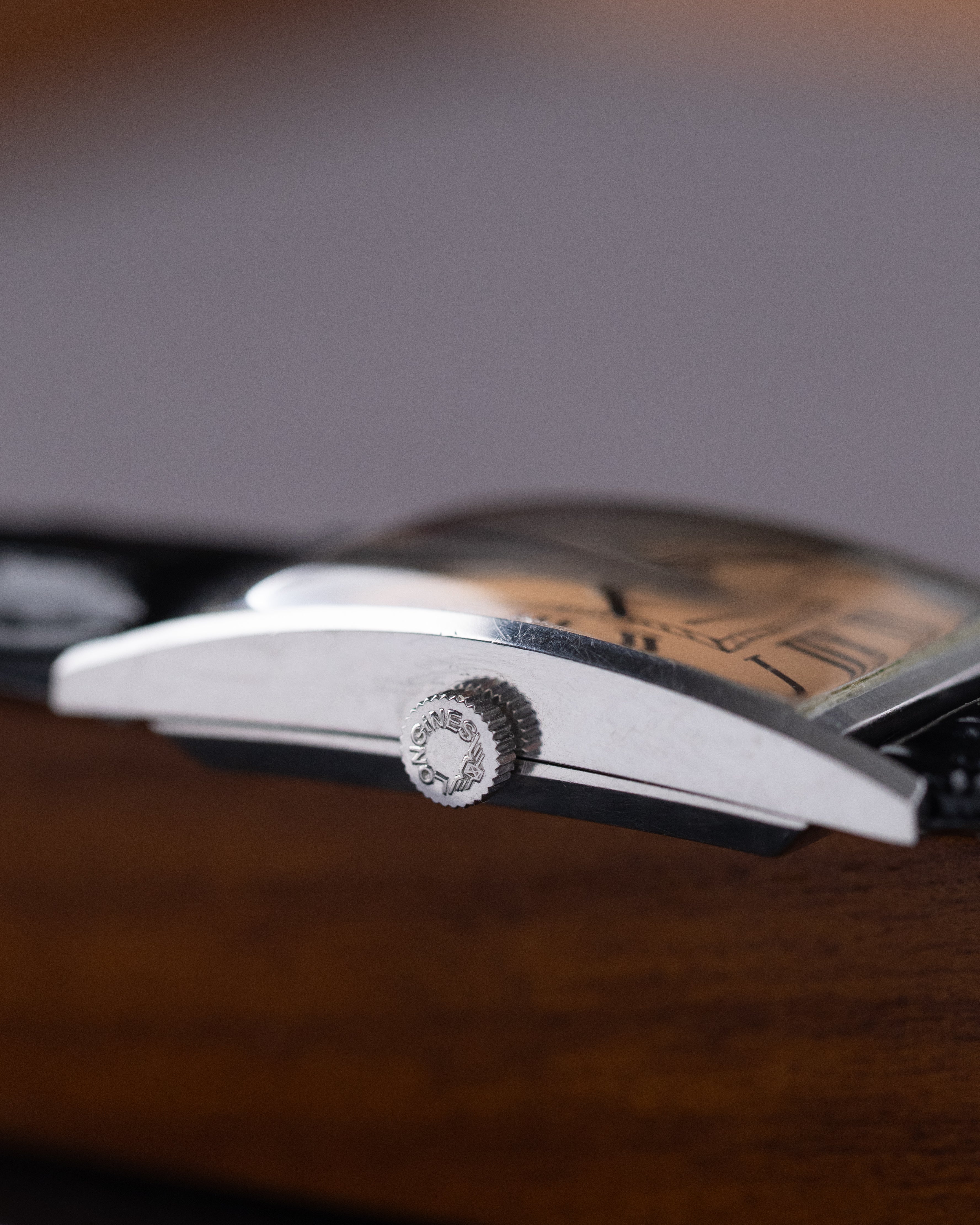 Longines Art Deco Tank, Salmon Dial, Swiss Made, Vintage Rectangular watch from 1967 - DuMarko