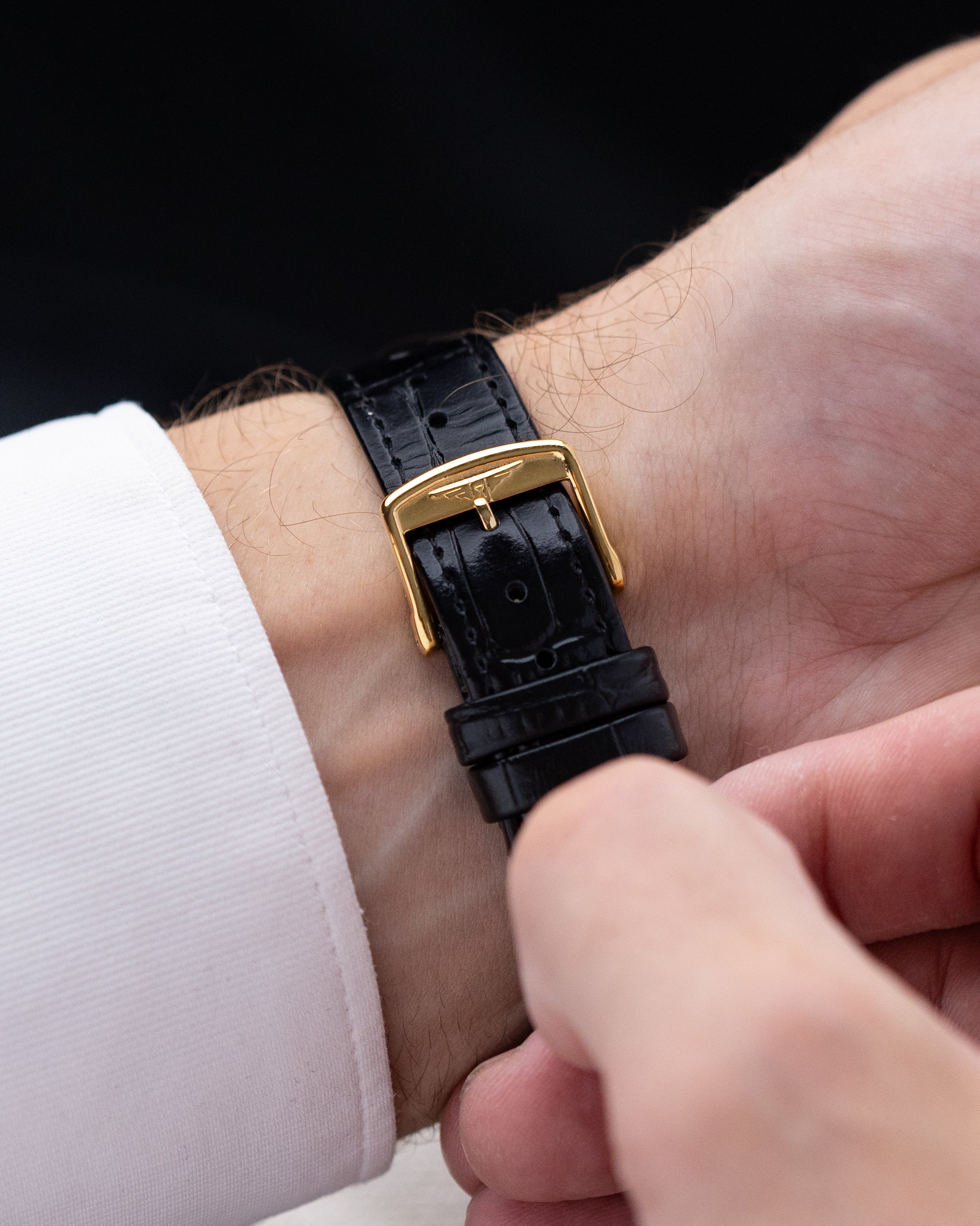 Longines Vintage Art Deco Tank, Rare Salmon Dial, 10K Gold - Filled Case, Cal. 9LT from 1953 - DuMarko