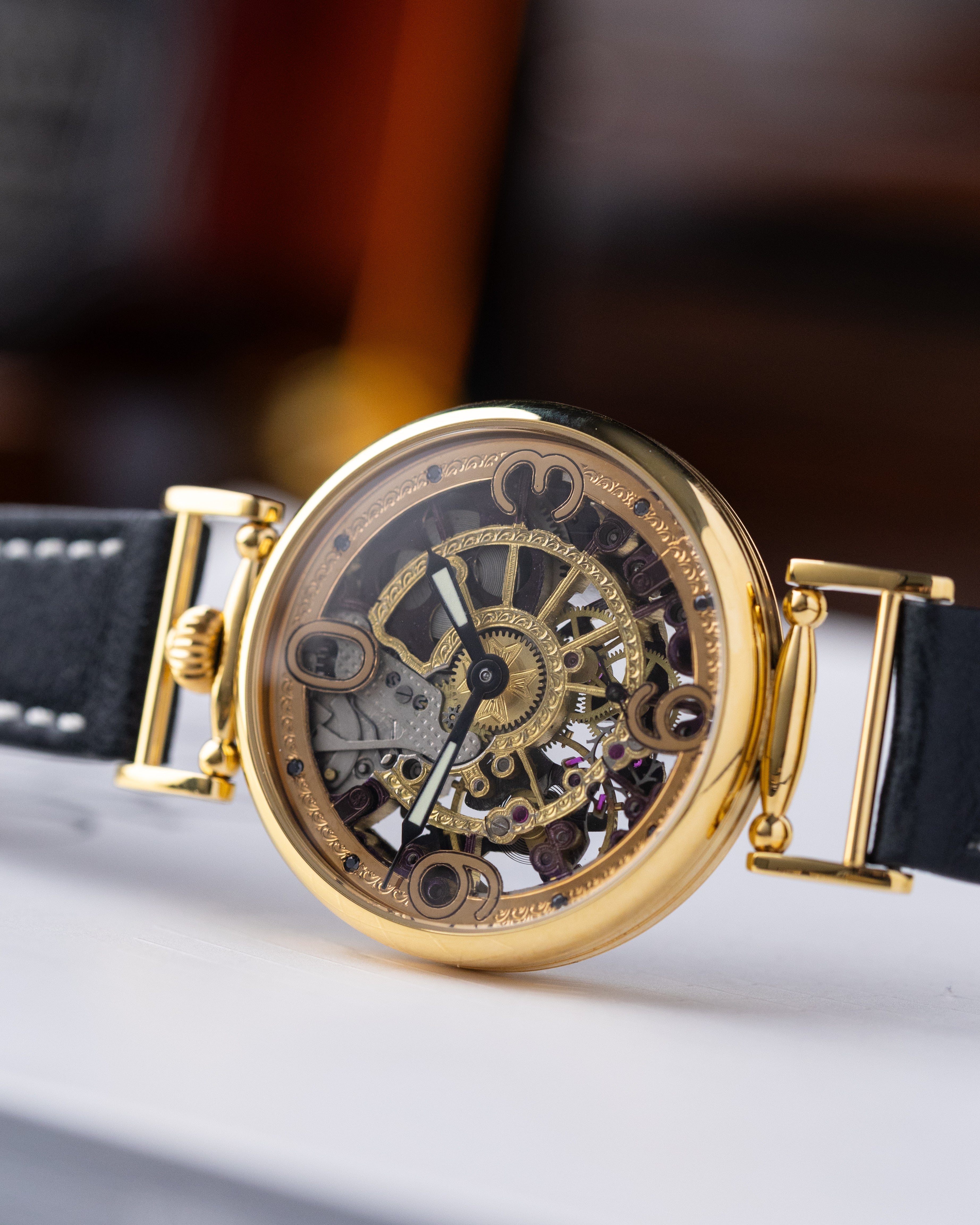 Men's Space Watch «Molnija Big Zero» -Customized Skeleton Watch