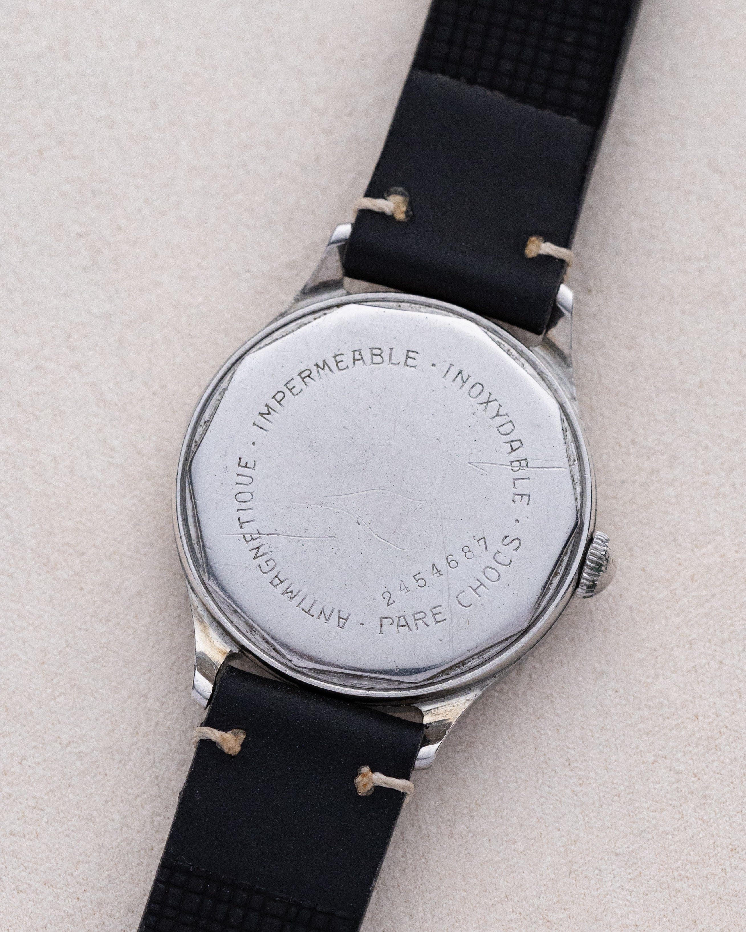 Moeris Imperable Antimagnetic Borgel Case, Radium Dial, Vintage Military Watch from 1940's - DuMarko