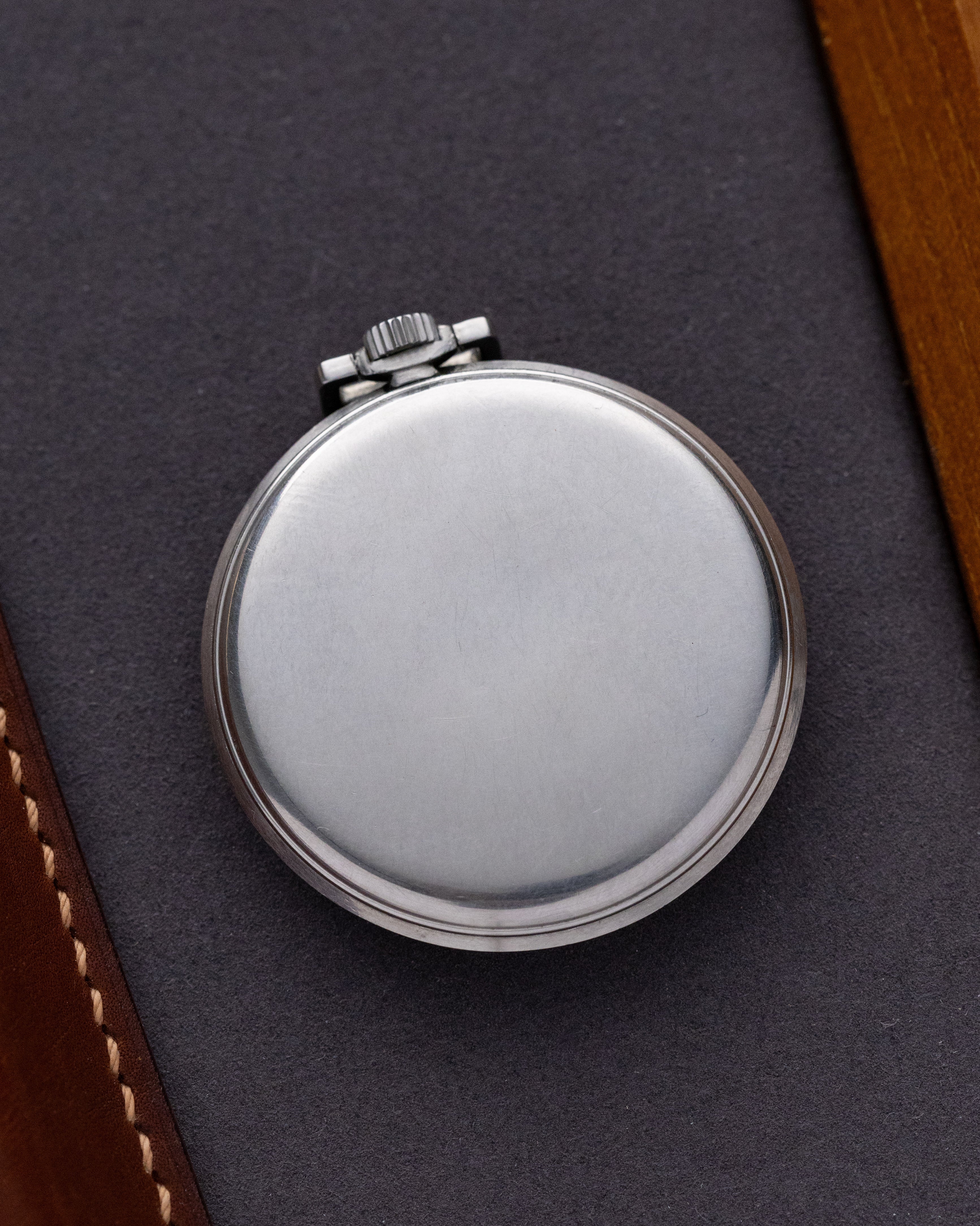 Movado Vintage Swiss Pocket Watch, Art Deco Style, Two - tone dial - DuMarko