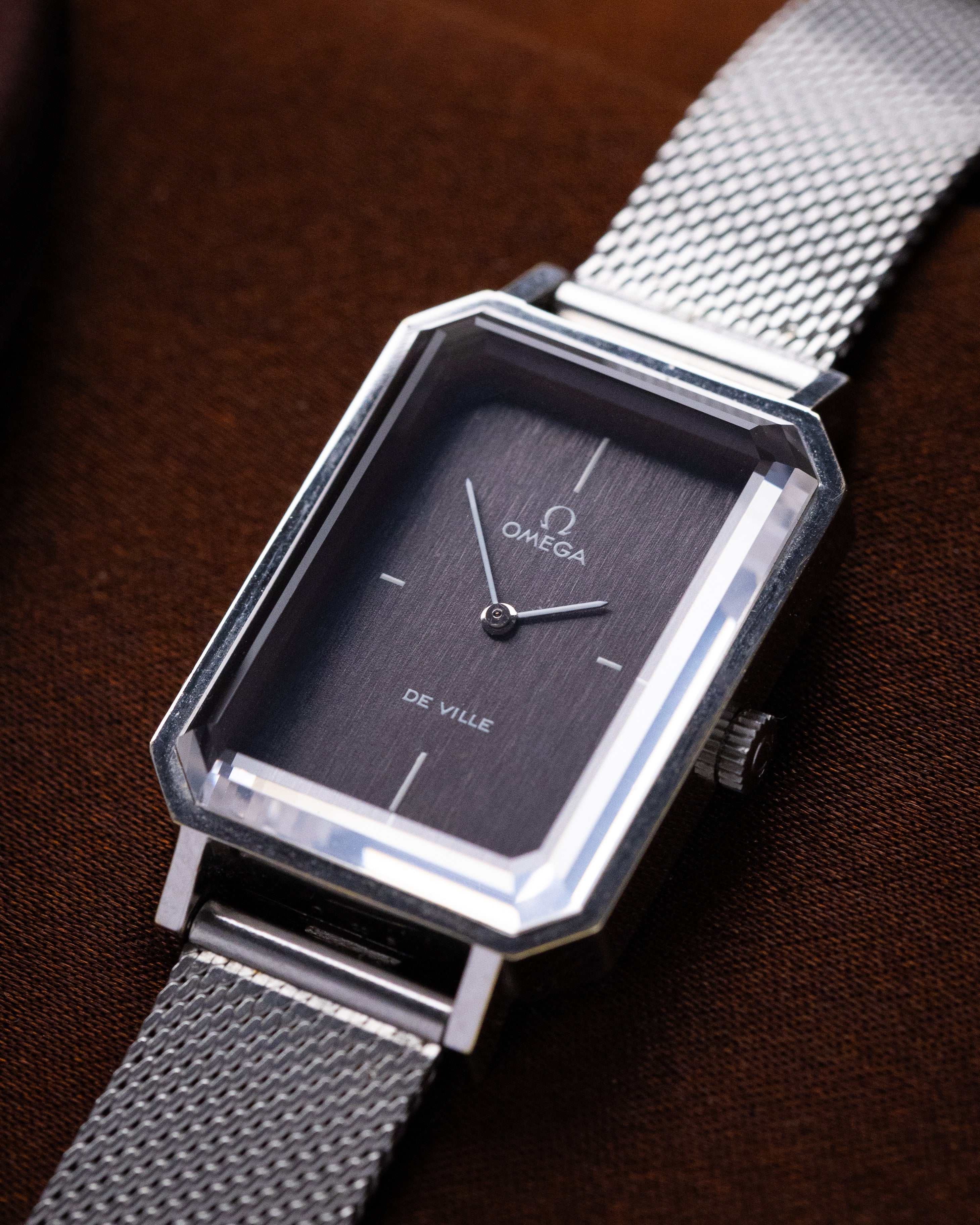 Omega De Ville Tank, Elegant watch, Grey Dial, Ref. 5110378, Cal. 620 from 1970’s - DuMarko