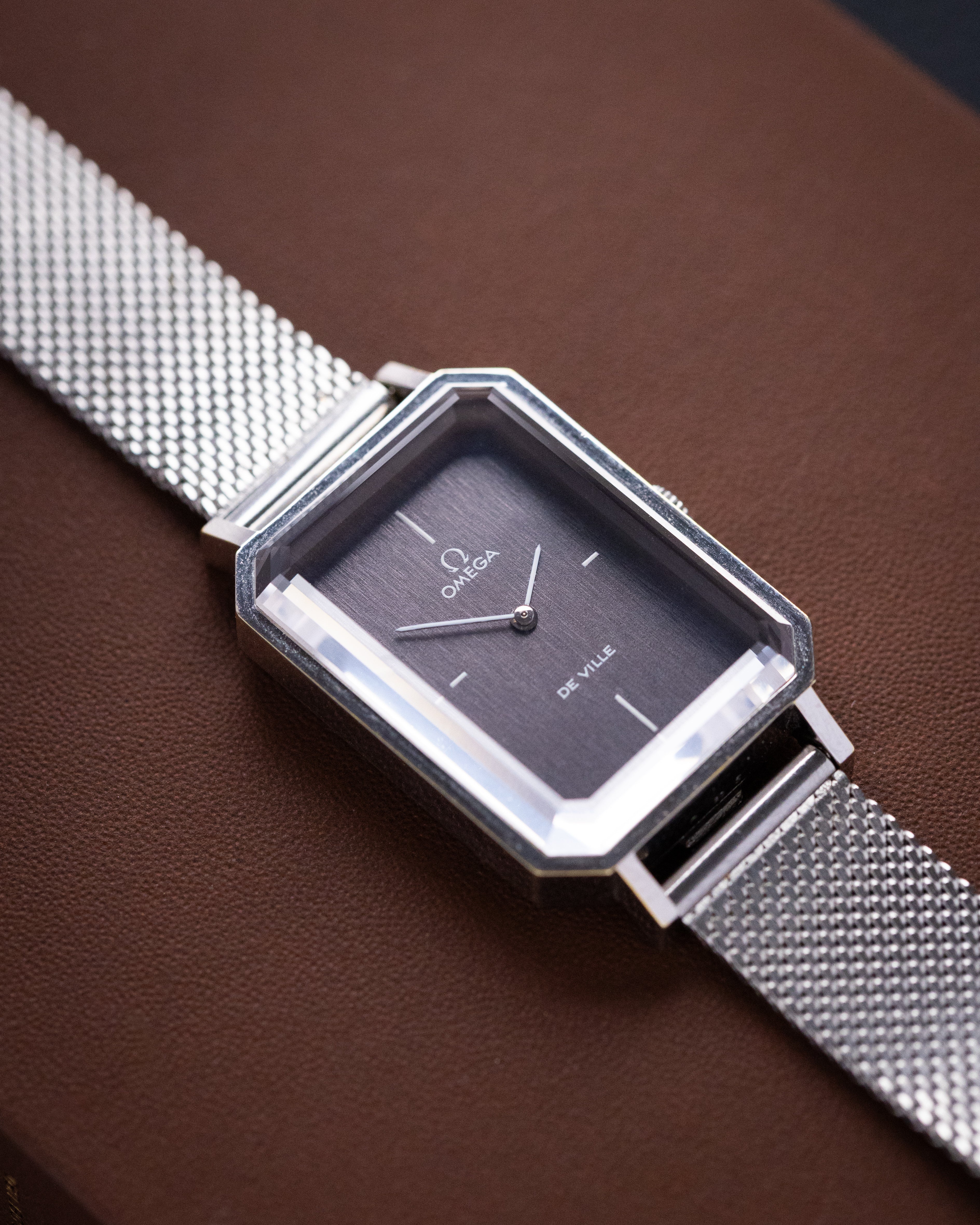 Omega De Ville Tank, Elegant watch, Grey Dial, Ref. 5110378, Cal. 620 from 1970’s - DuMarko