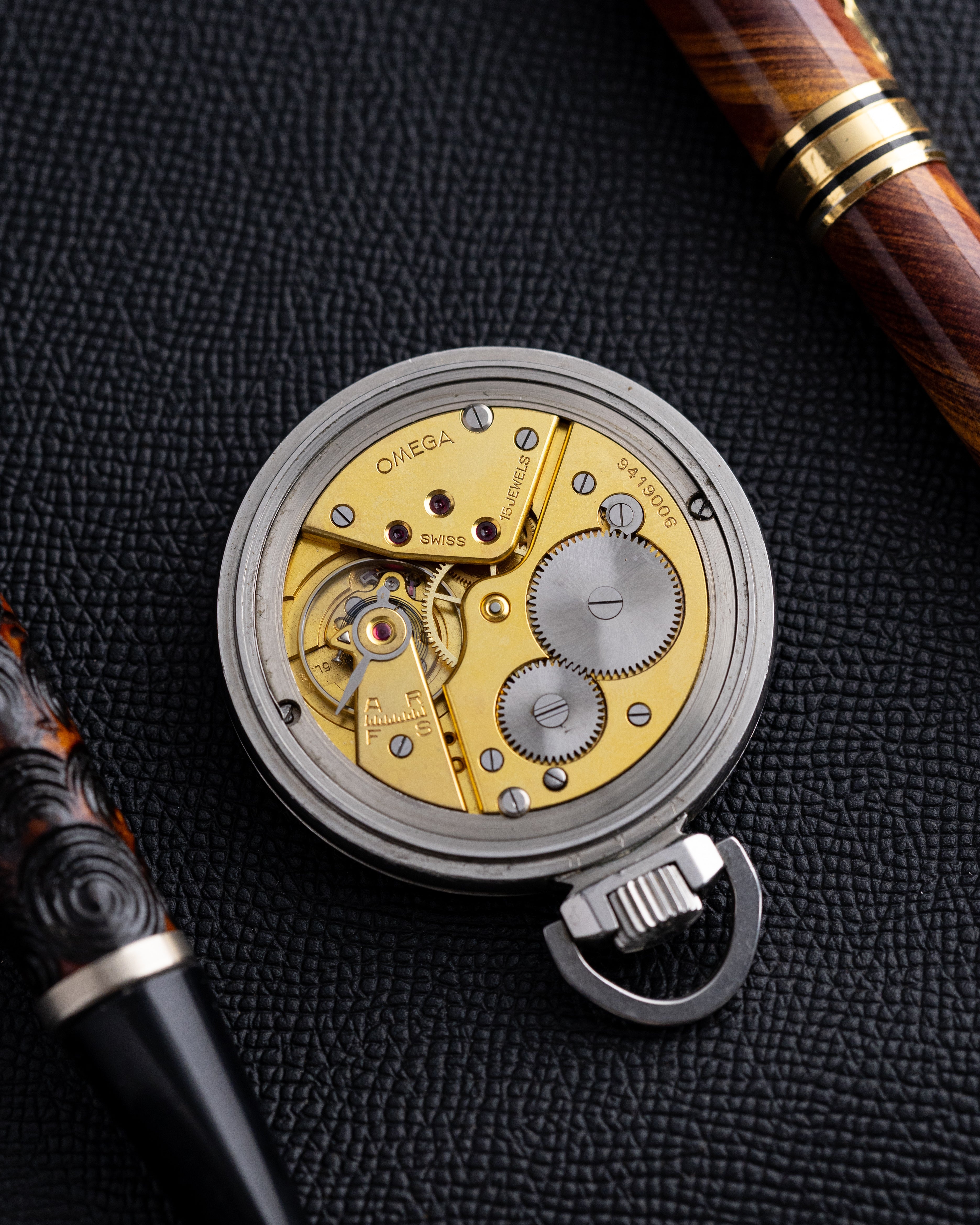 Omega "Étanche" Vintage Swiss Waterproof Pocket Watch, Cal. 38.5L.T1, Two - Tone Dial from 1939 - DuMarko