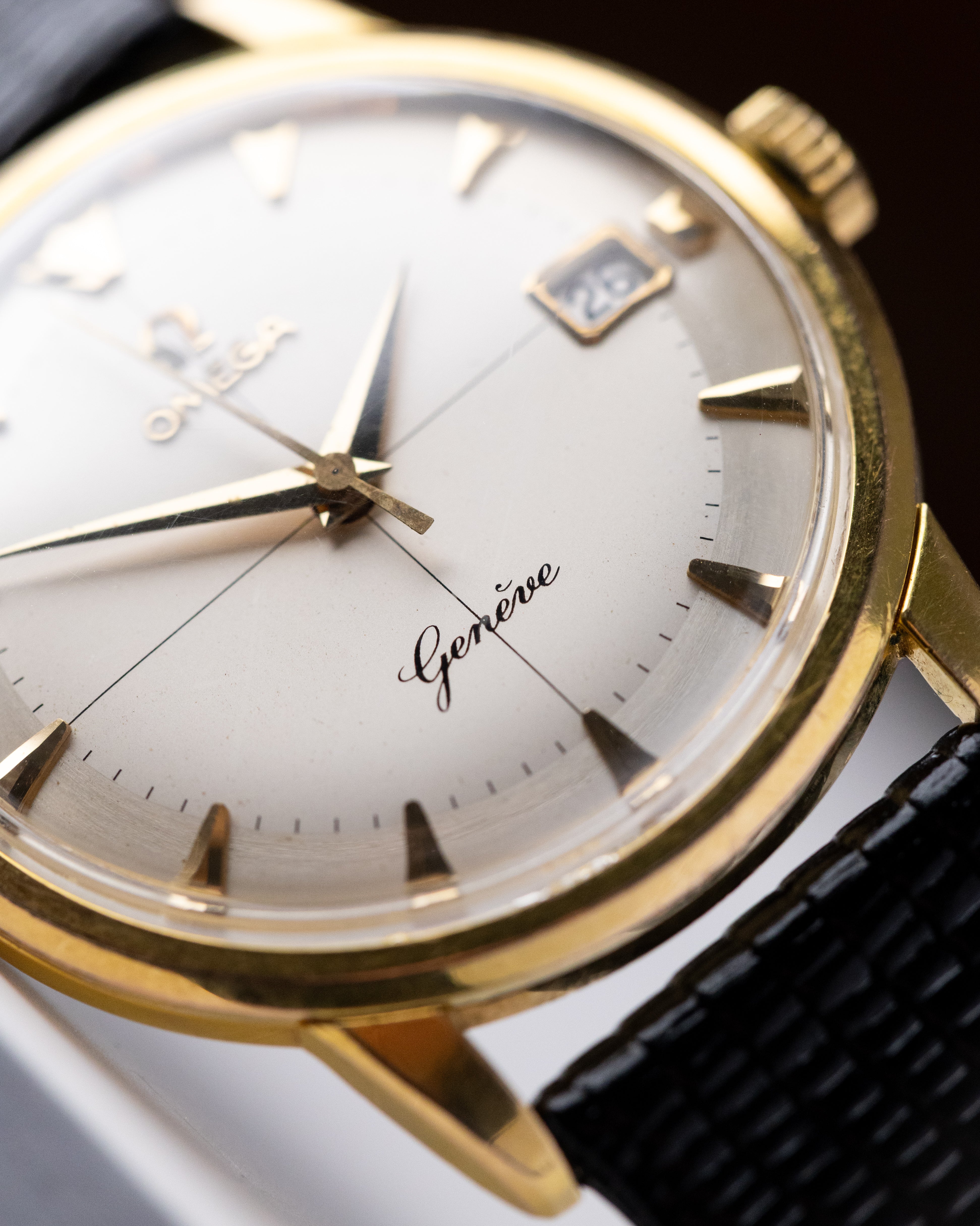 Omega Genève, Two - tone Dial, Luxury Gold - plated watch, Ref. BK14724.1.SC, Swiss Made from 1960 - DuMarko
