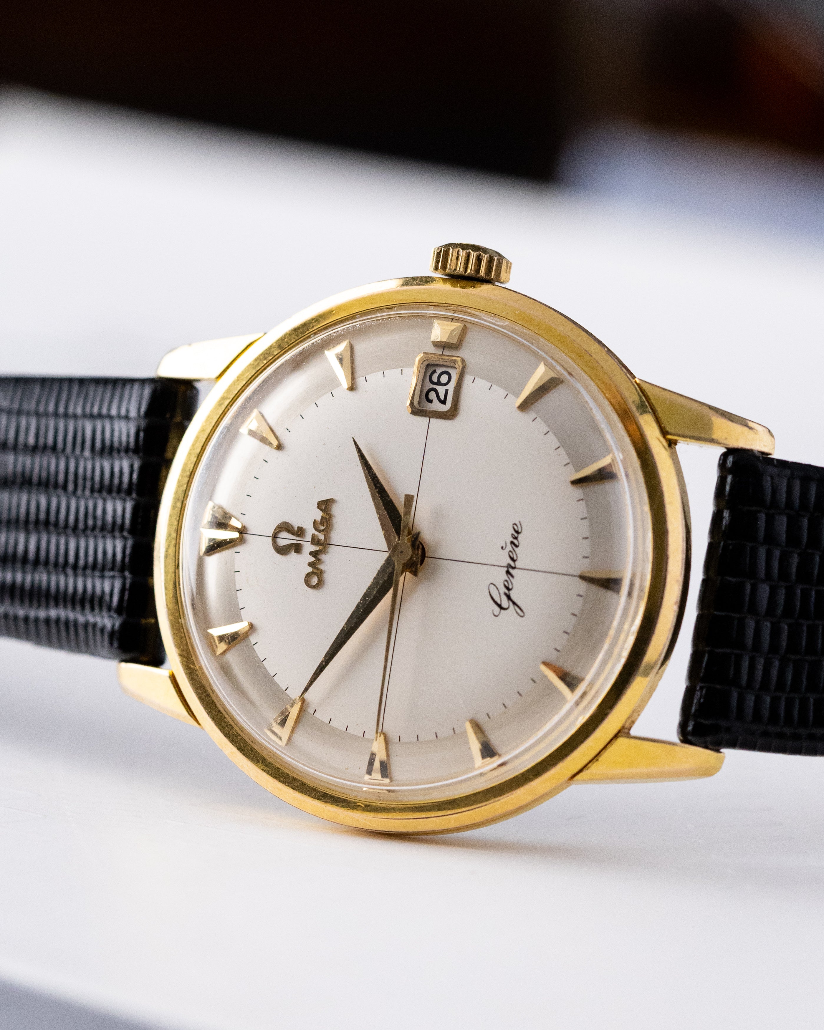 Omega Genève, Two - tone Dial, Luxury Gold - plated watch, Ref. BK14724.1.SC, Swiss Made from 1960 - DuMarko