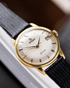 Omega Genève, Two - tone Dial, Luxury Gold - plated watch, Ref. BK14724.1.SC, Swiss Made from 1960 - DuMarko