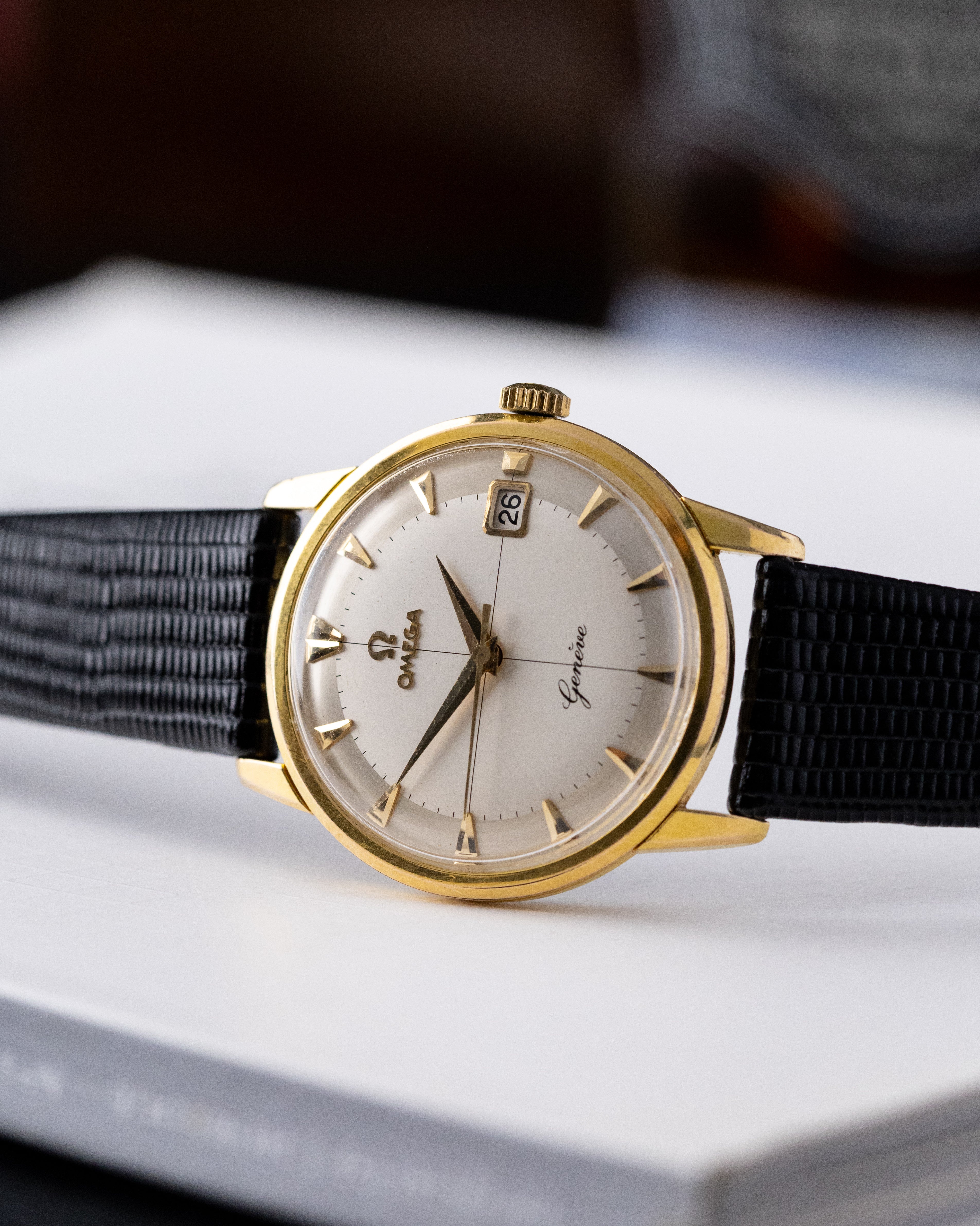 Omega Genève, Two - tone Dial, Luxury Gold - plated watch, Ref. BK14724.1.SC, Swiss Made from 1960 - DuMarko