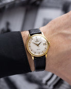 Omega Genève, Two - tone Dial, Luxury Gold - plated watch, Ref. BK14724.1.SC, Swiss Made from 1960 - DuMarko