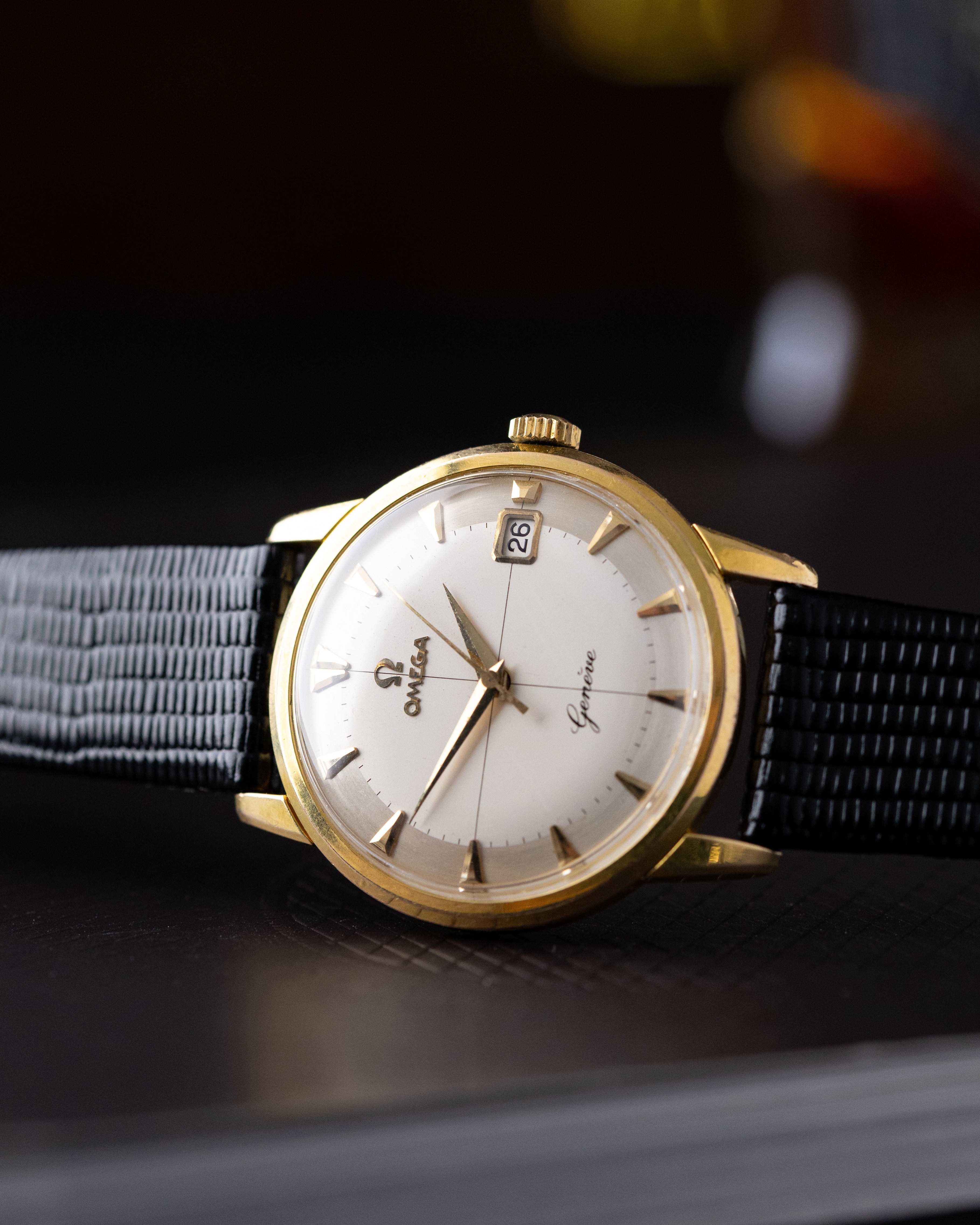 Omega Genève, Two - tone Dial, Luxury Gold - plated watch, Ref. BK14724.1.SC, Swiss Made from 1960 - DuMarko