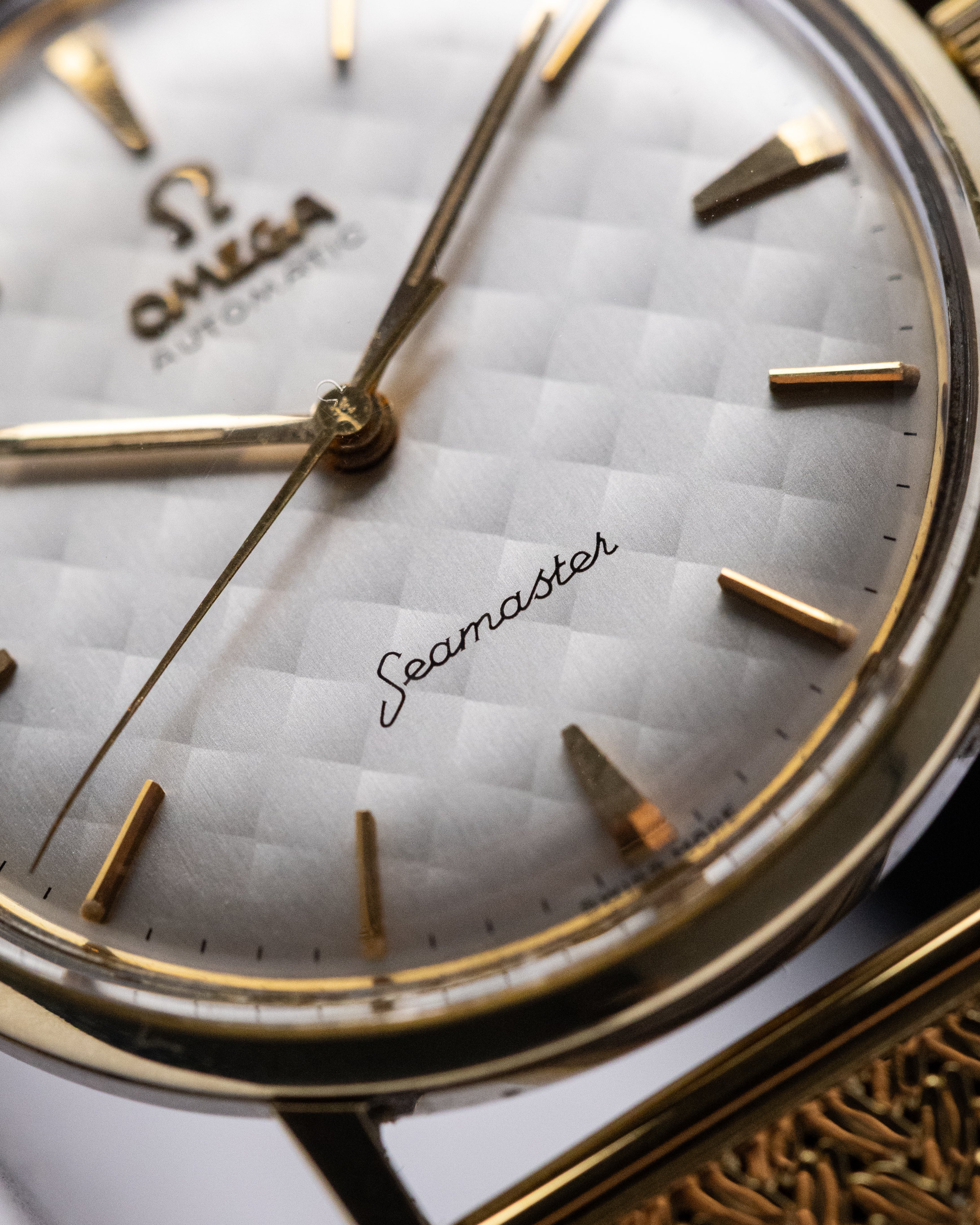 Omega Seamaster Automatic, “Mattress” Diamond Dial, Cal. 552, Gold Capped, From 1962 (US Market) - DuMarko