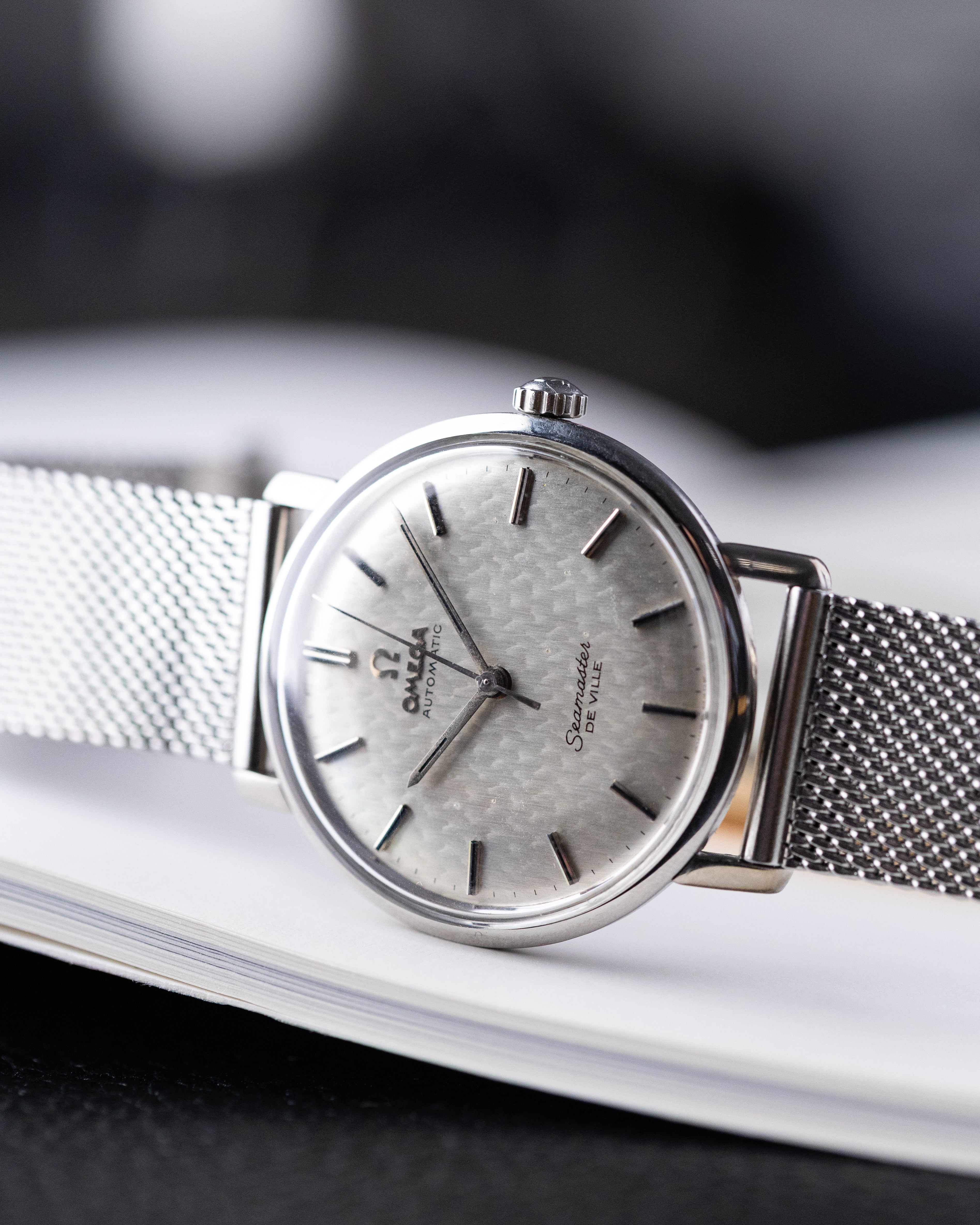 Omega Seamaster De Ville Ref. 165.020, Cal. 552, Linen Dial,Monocoque Case, Vintage Swiss Watch - DuMarko