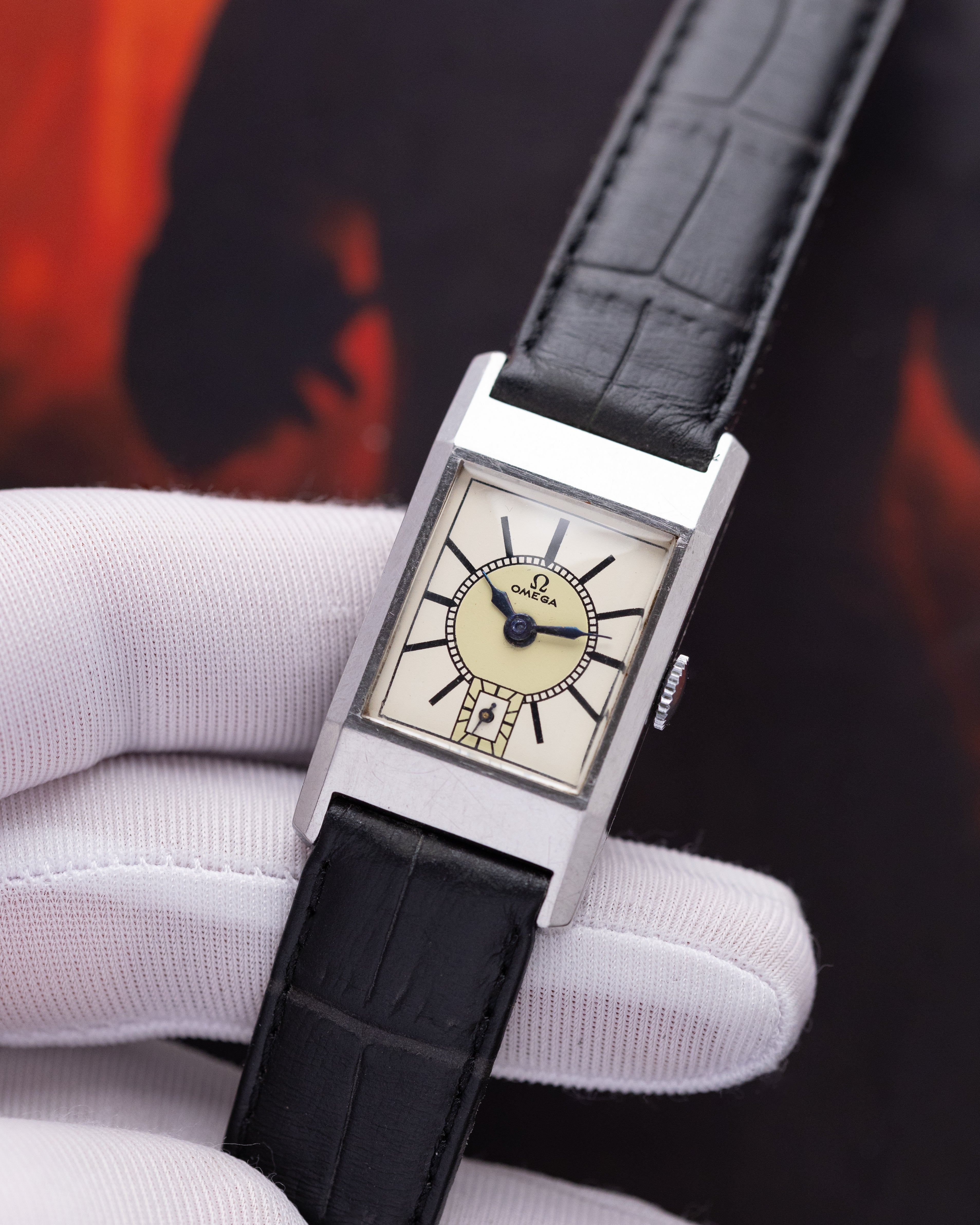 Omega Tank, Rare Two - tone Dial, Cal. 20F from 1930 - DuMarko