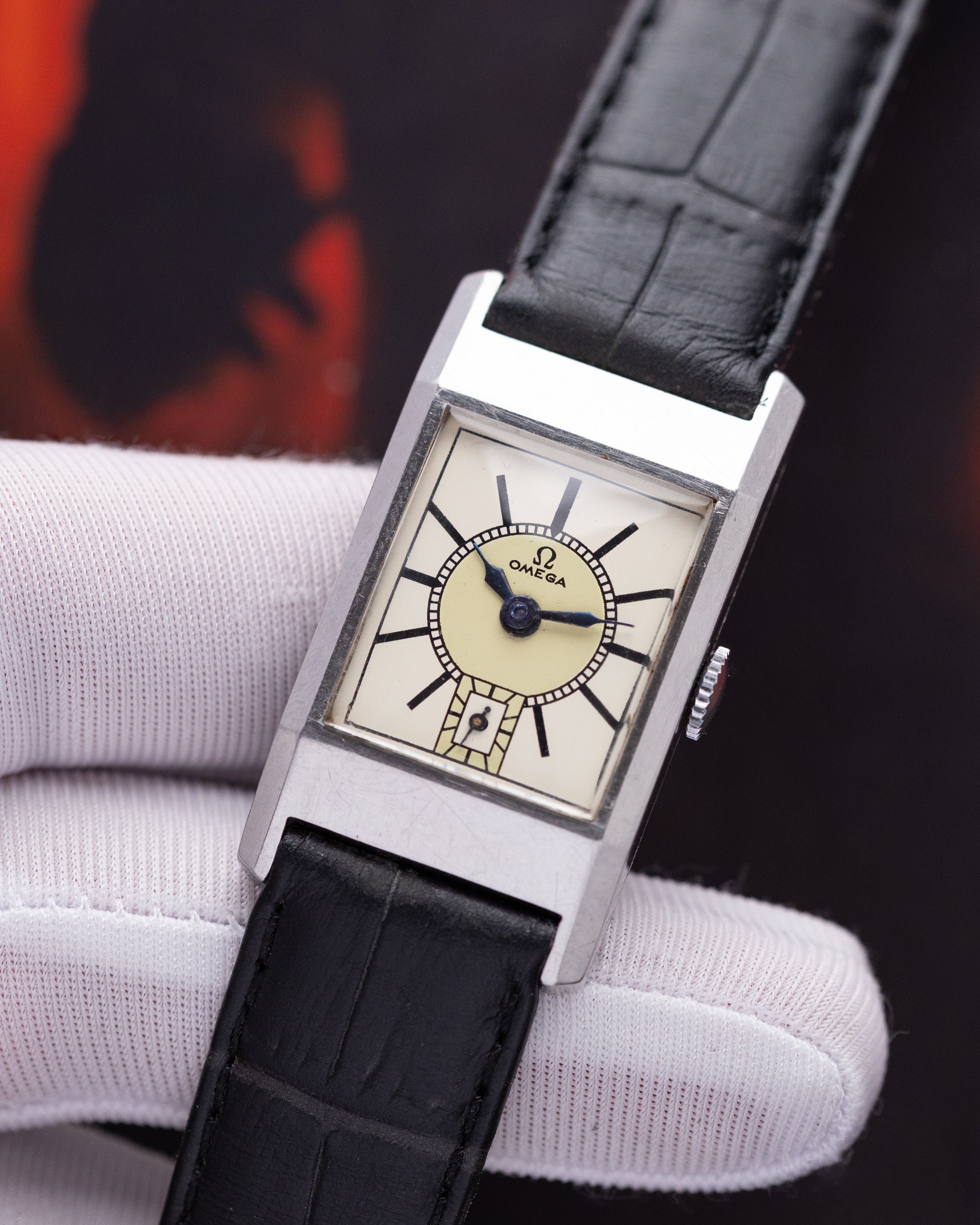 Omega Tank, Rare Two - tone Dial, Cal. 20F from 1930 - DuMarko