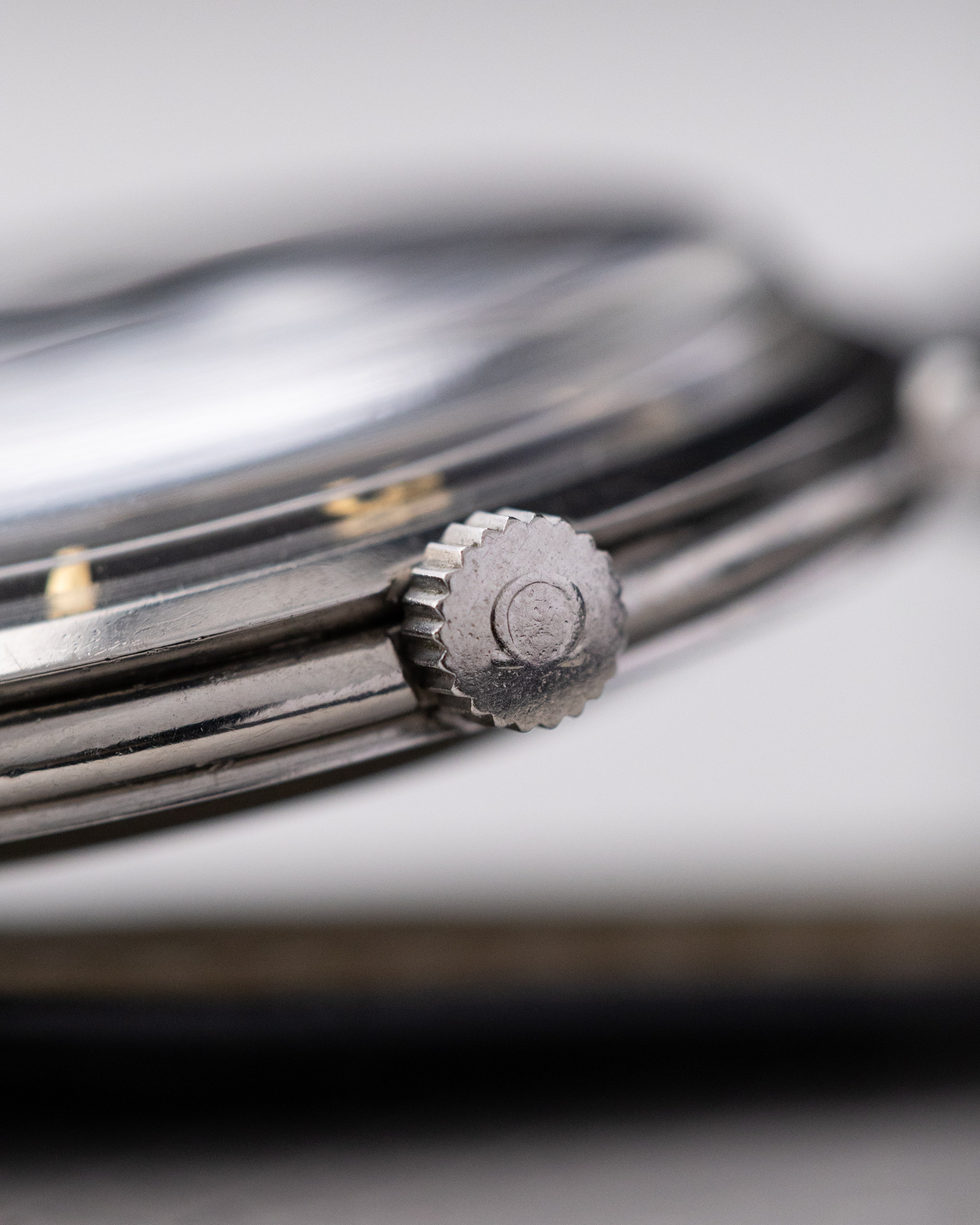 Omega Vintage Swiss Watch, Automatic Bumper, Ref. 2398, Black gilt dial - DuMarko