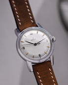 Omega Vintage Swiss Watch, Two - tone metallic dial, Ref. 2474 - 2, Cal. 28SC from 1947 - DuMarko