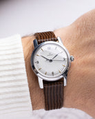 Omega Vintage Swiss Watch, Two - tone metallic dial, Ref. 2474 - 2, Cal. 28SC from 1947 - DuMarko
