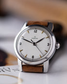 Omega Vintage Swiss Watch, Two - tone metallic dial, Ref. 2474 - 2, Cal. 28SC from 1947 - DuMarko