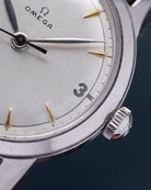 Omega Vintage Swiss Watch, Two - tone metallic dial, Ref. 2474 - 2, Cal. 28SC from 1947 - DuMarko