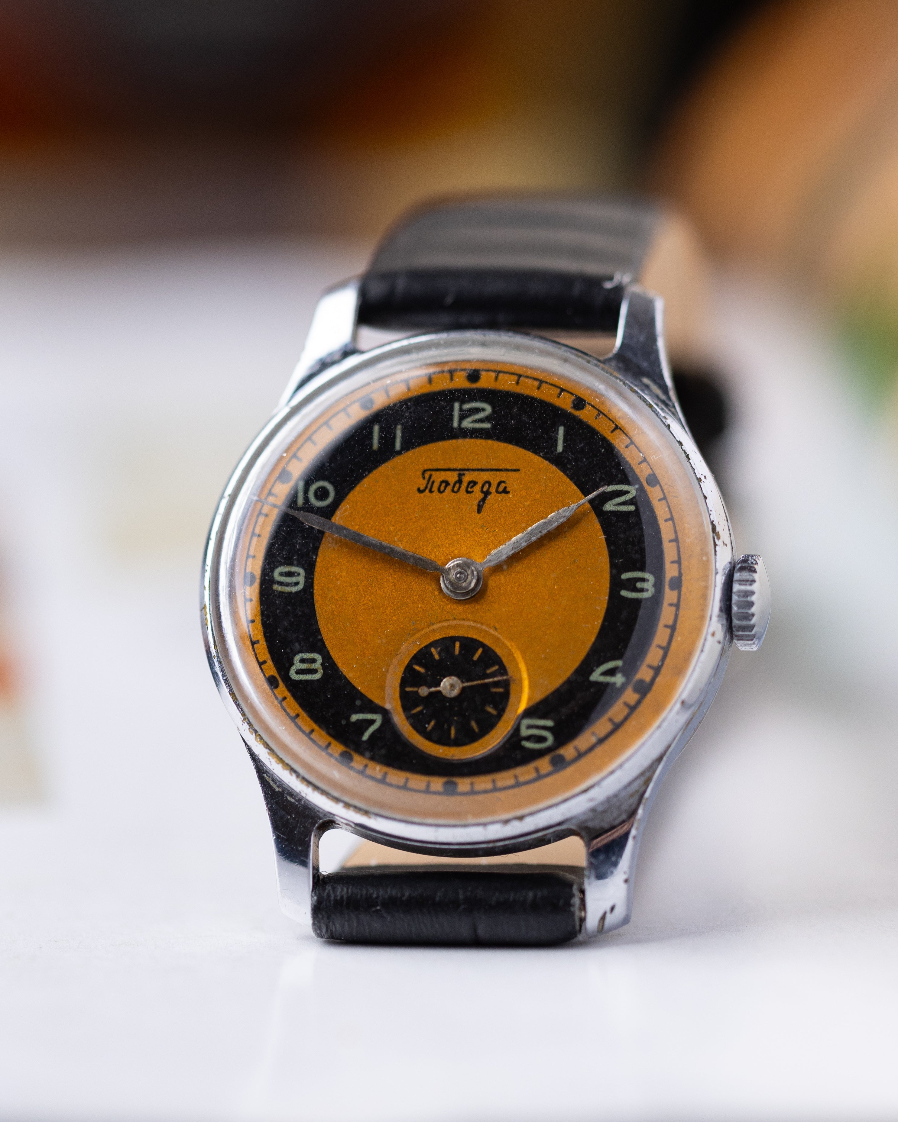 Pobeda Two - tone Dial, Vintage Soviet Watch - DuMarko