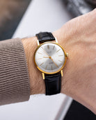 Poljot De Luxe, Slim gold - plated case AU20, Completely Authentic Soviet Vintage Watch - DuMarko