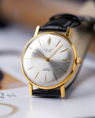 Poljot De Luxe, Slim gold - plated case AU20, Completely Authentic Soviet Vintage Watch - DuMarko