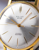 Poljot De Luxe, Slim gold - plated case AU20, Completely Authentic Soviet Vintage Watch - DuMarko