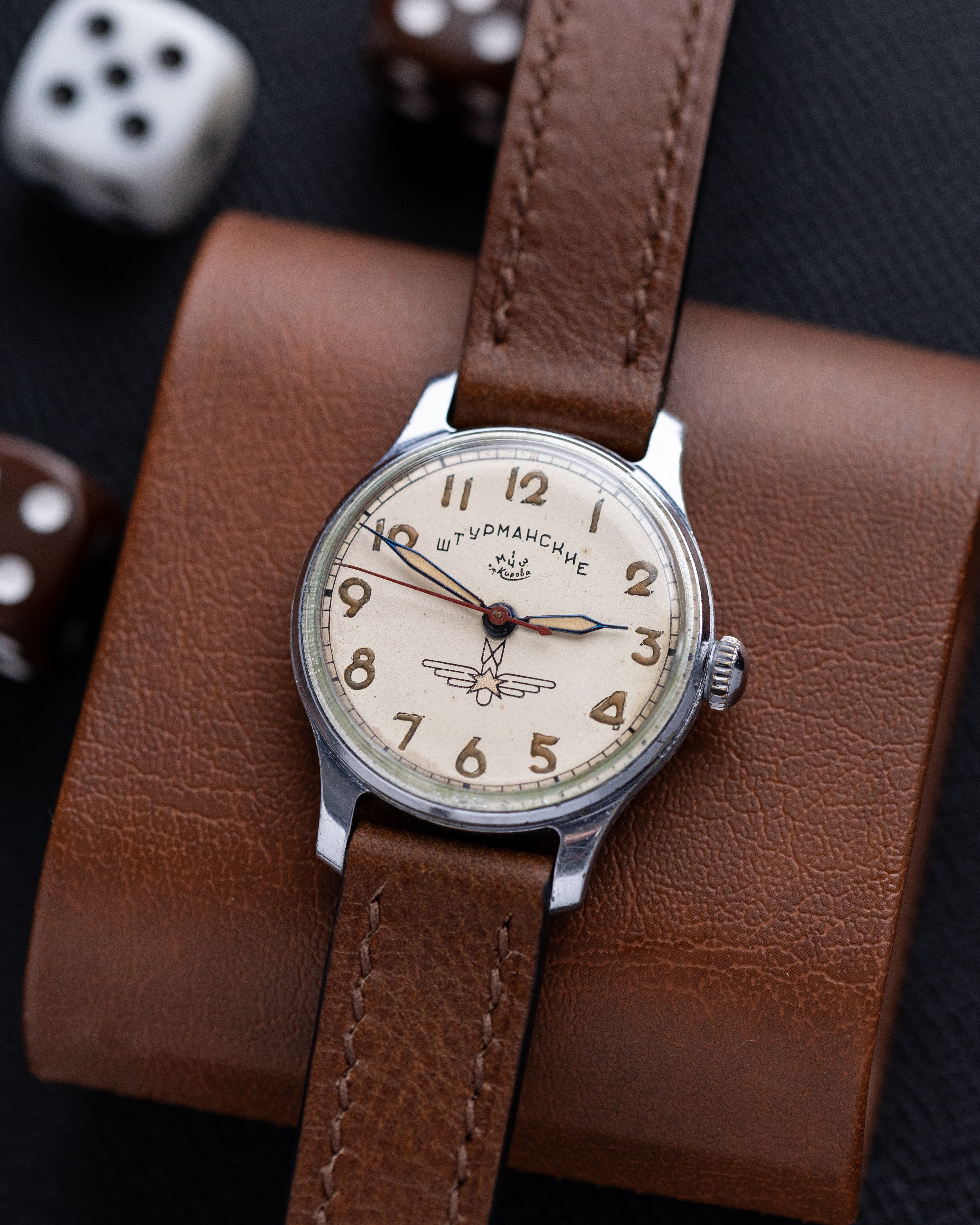 Poljot Sturmanskie, Authentic Type 2, Gagarin's Soviet Astronauts' watch, Original Radium dial - DuMarko