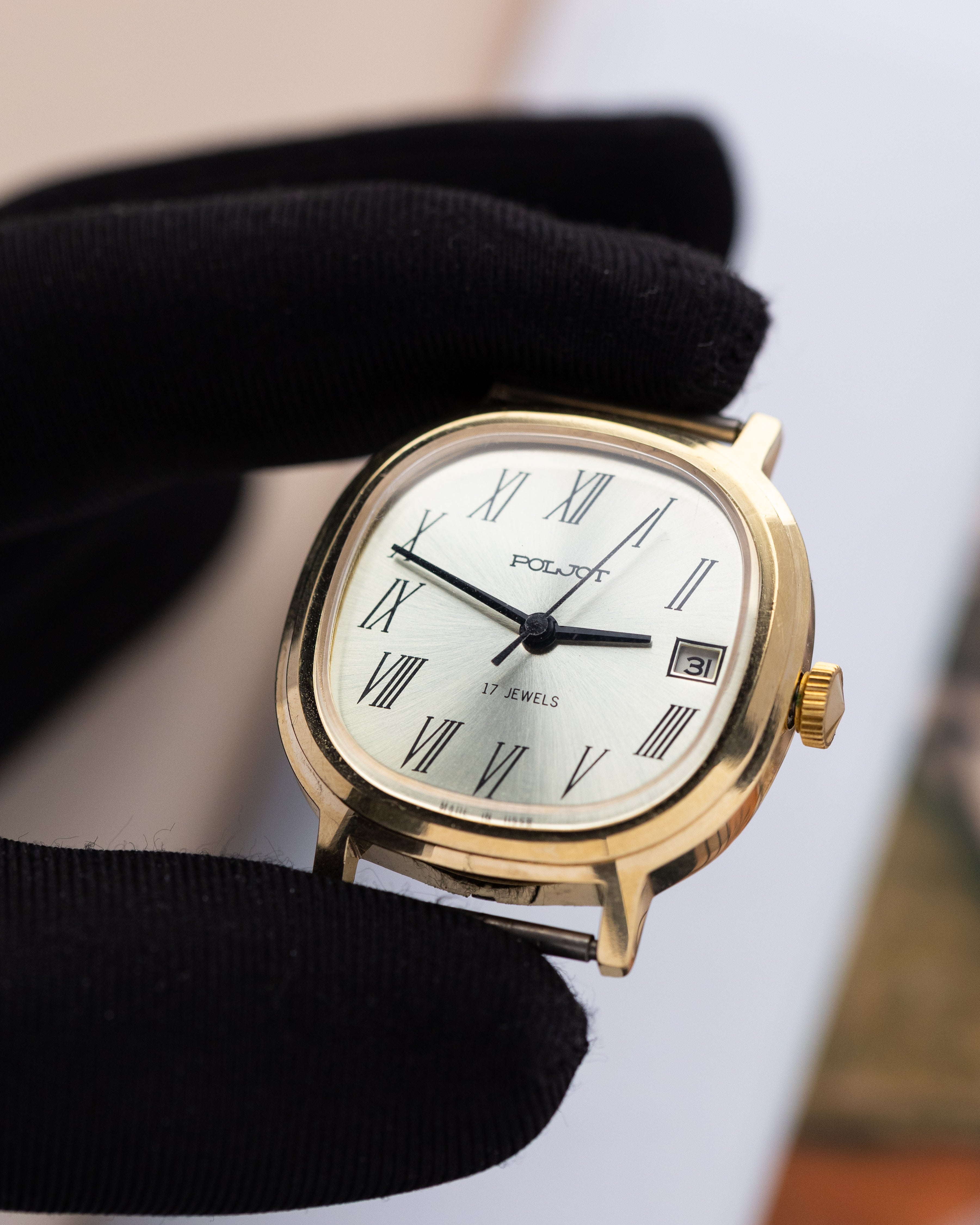 Poljot Vintage Soviet Watch, Art Deco Tank, Cal. 2614 - DuMarko