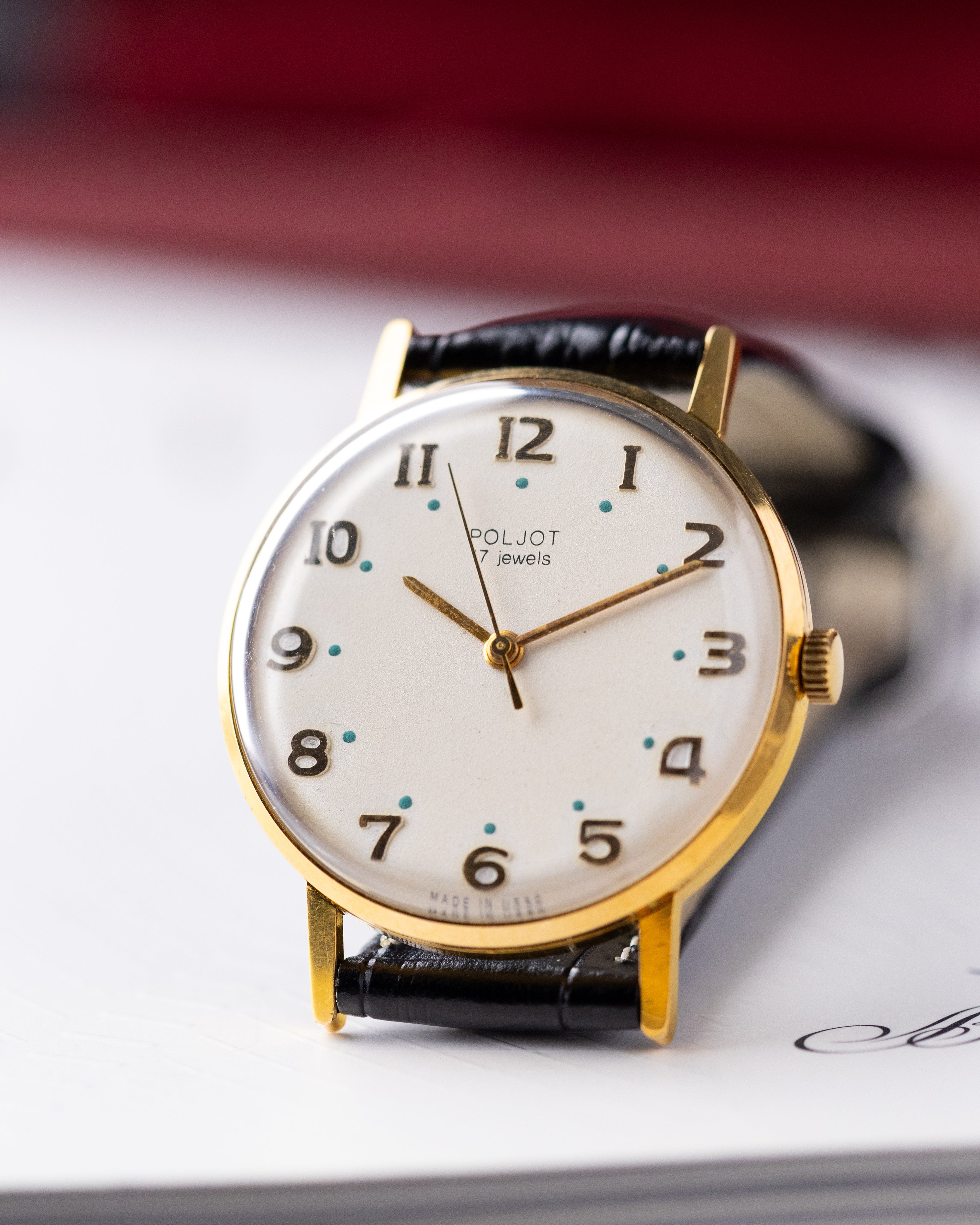 Poljot Vintage Soviet watch Cal. 2602, Gold - plated from 1960's - DuMarko