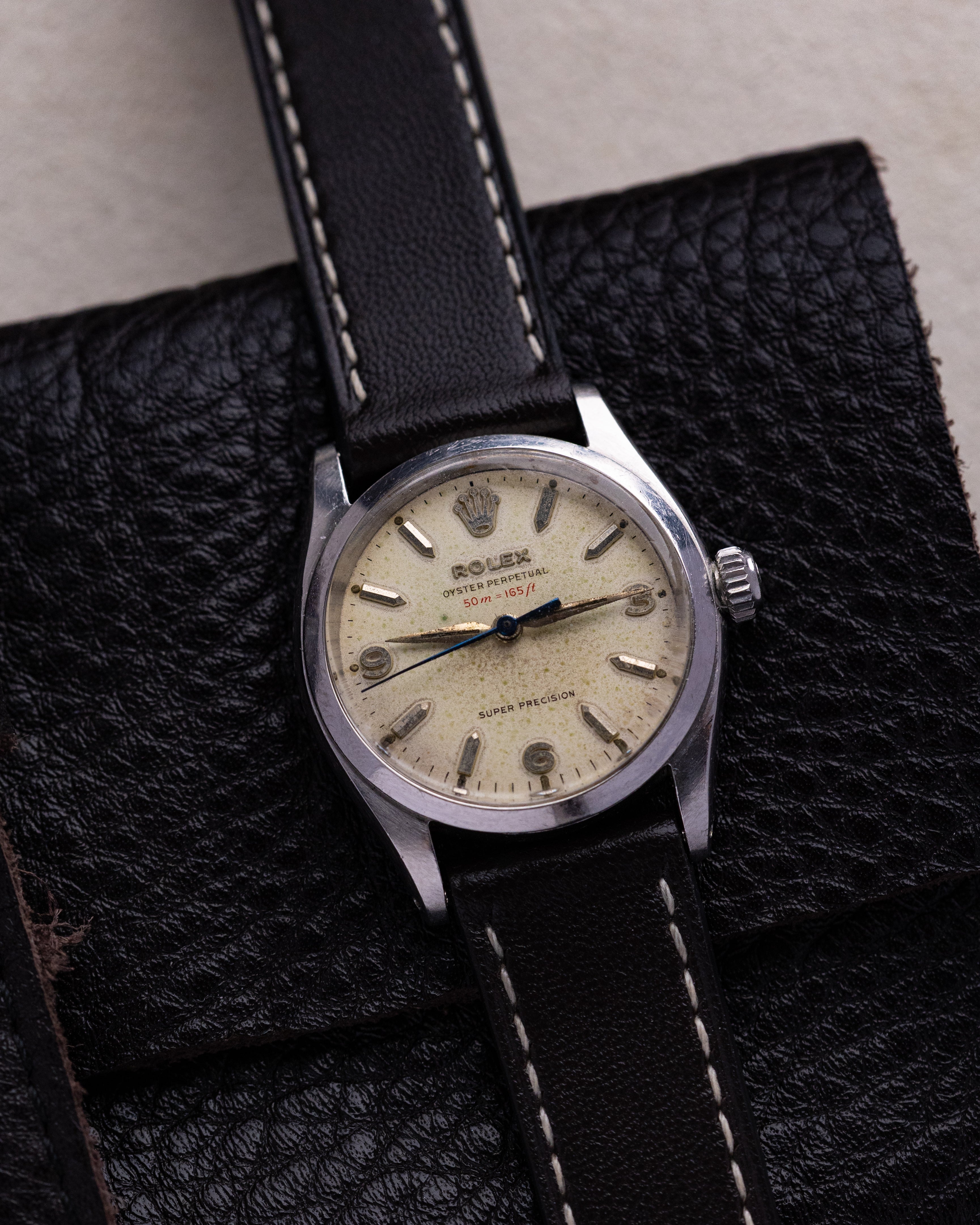 Rare Rolex Oyster Perpetual "Red Depth" 50m – 165ft, Super Precision, Ref. 6548 from 1955 - DuMarko