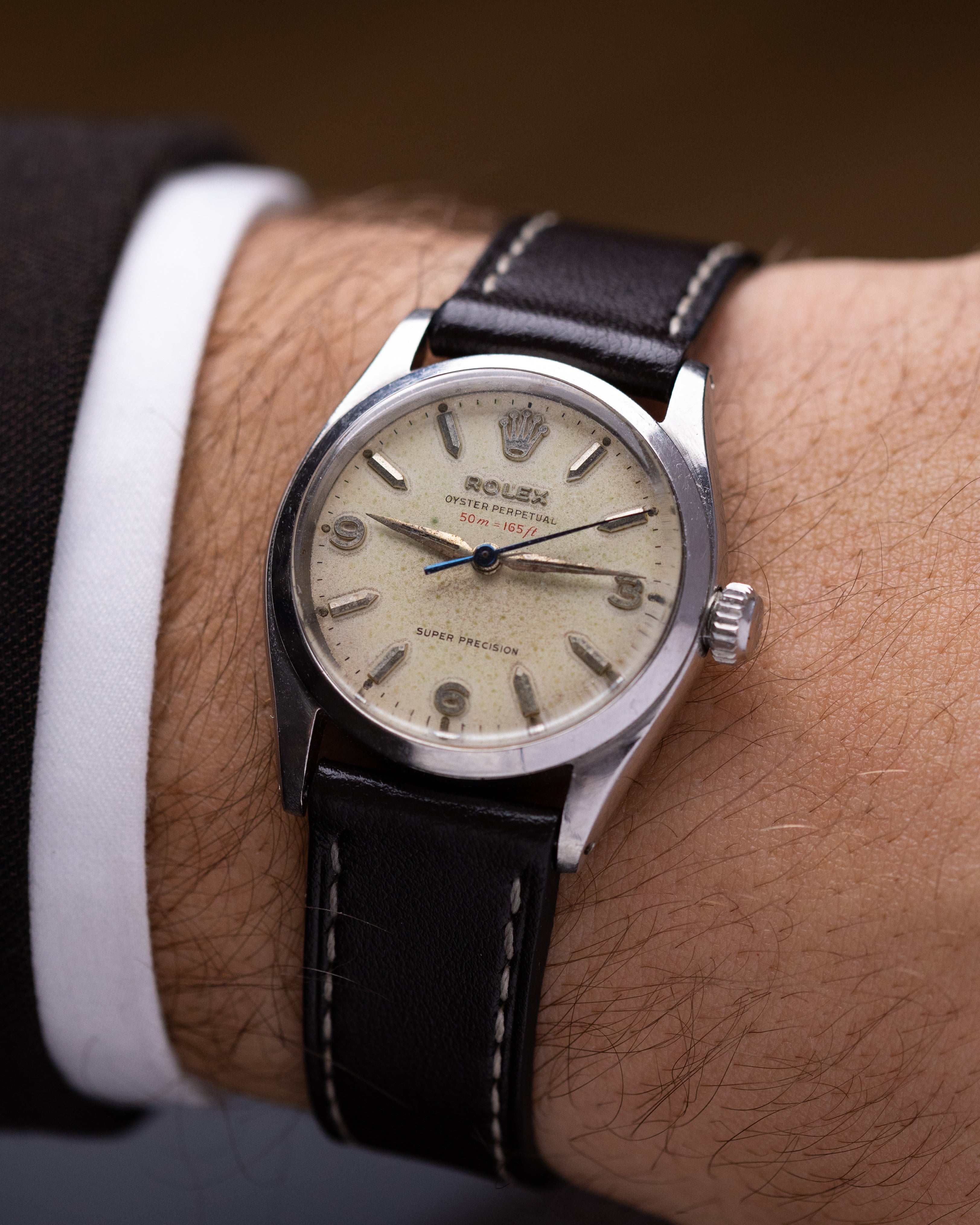 Rare Rolex Oyster Perpetual "Red Depth" 50m – 165ft, Super Precision, Ref. 6548 from 1955 - DuMarko