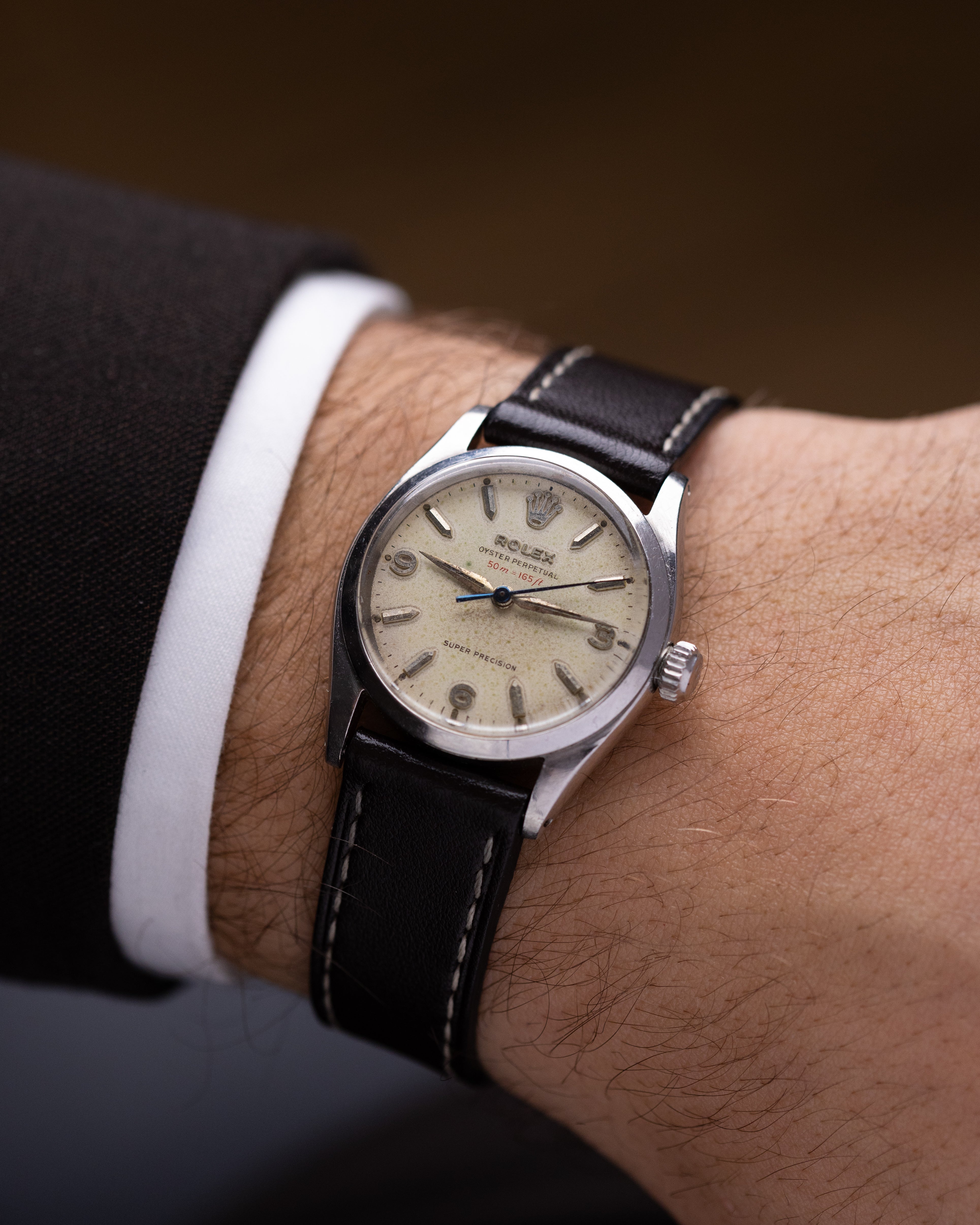 Rare Rolex Oyster Perpetual "Red Depth" 50m – 165ft, Super Precision, Ref. 6548 from 1955 - DuMarko