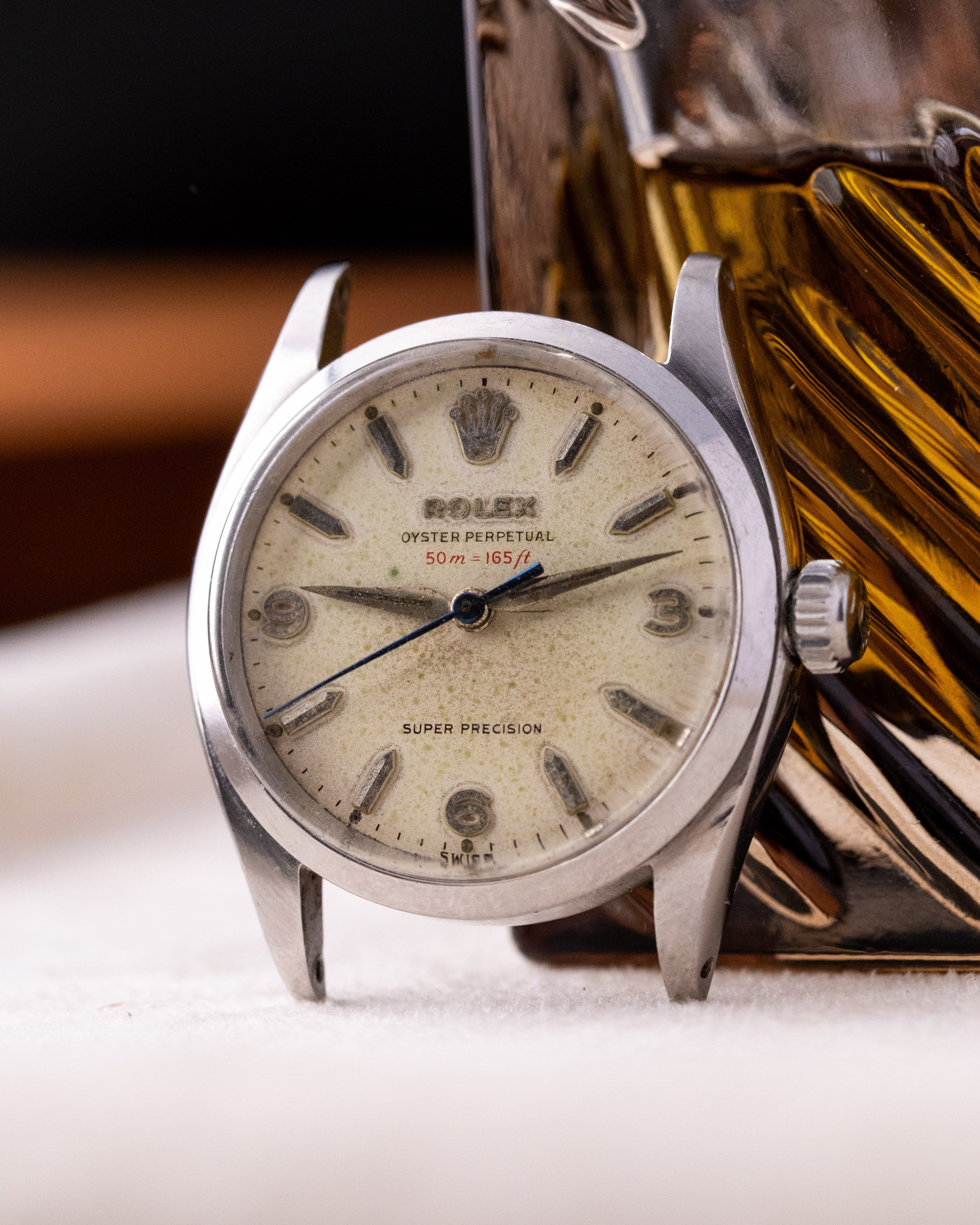 Rare Rolex Oyster Perpetual "Red Depth" 50m – 165ft, Super Precision, Ref. 6548 from 1955 - DuMarko