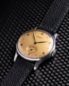 Rare Vintage Longines "Suiza" Swiss Watch, Ref. 23416 - 147, Original Salmon dial from 1946 - DuMarko