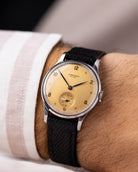 Rare Vintage Longines "Suiza" Swiss Watch, Ref. 23416 - 147, Original Salmon dial from 1946 - DuMarko