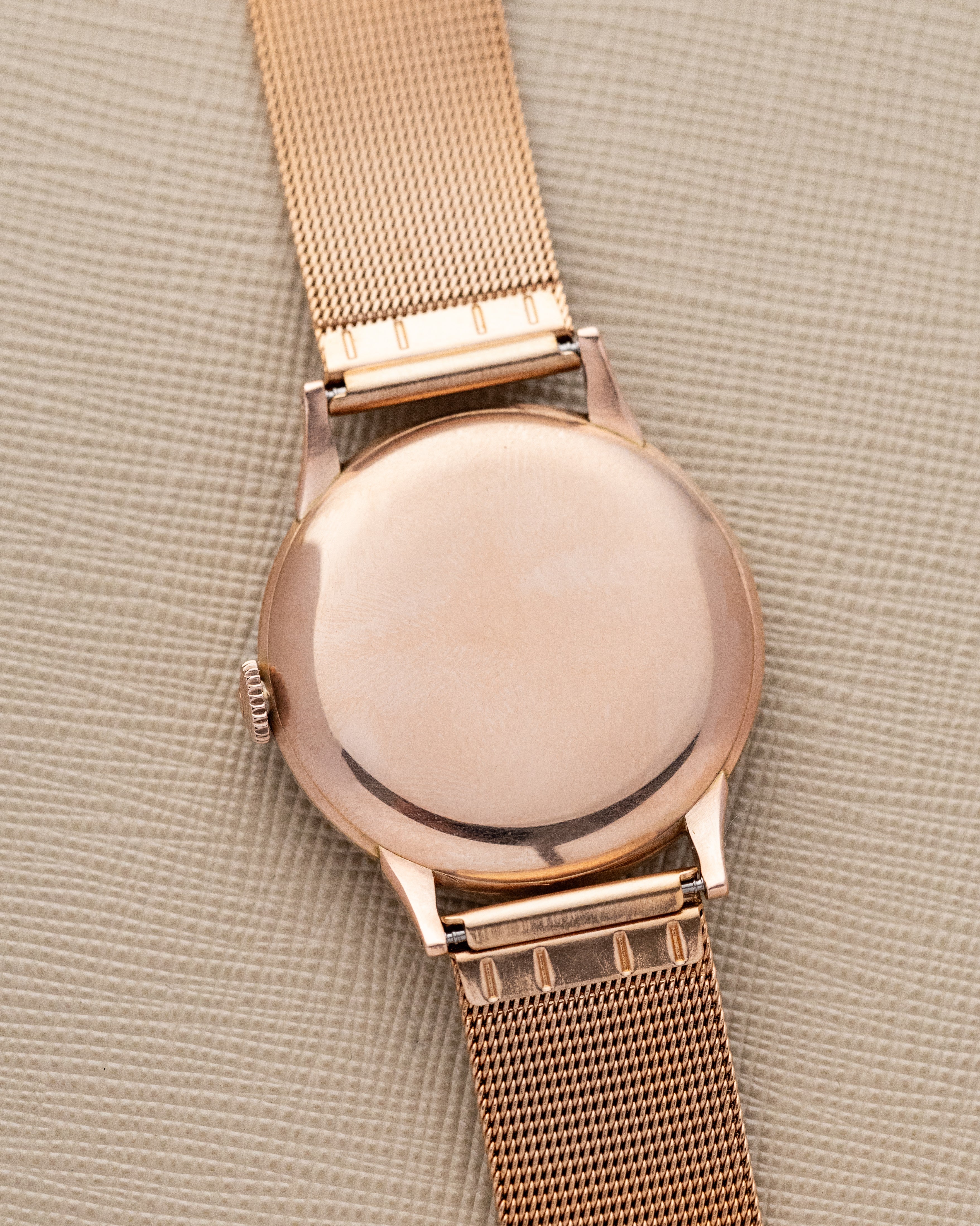 Rare Vintage Omega Dress Watch, Two - Tone Dial, Sub - Second, Solid 18K Rose Gold, Cal. 30T2 from1944 - DuMarko