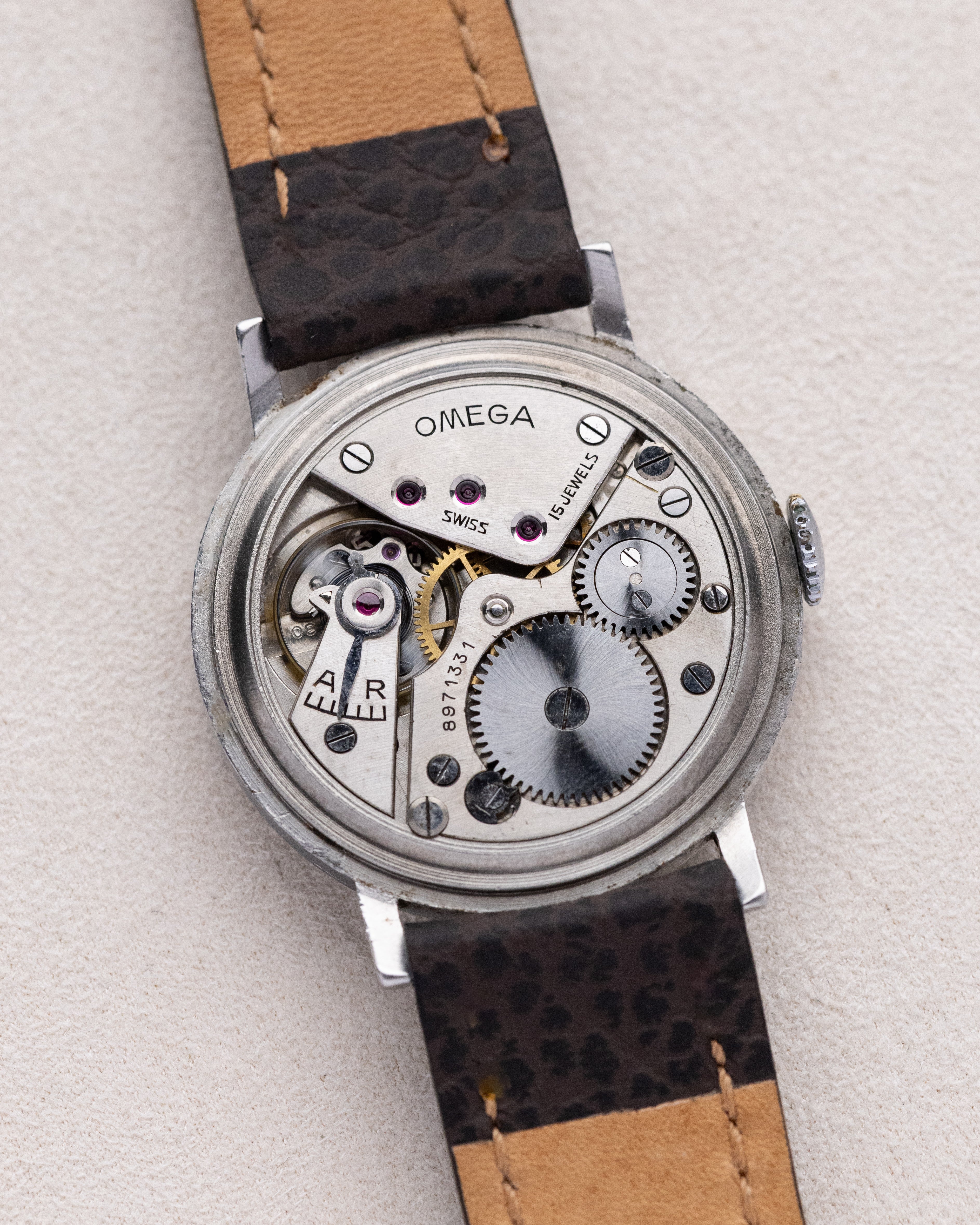 Rare Vintage Omega, Oversized Jumbo Case, Black Gilt Dial, Cal. 30 from 1935 - DuMarko