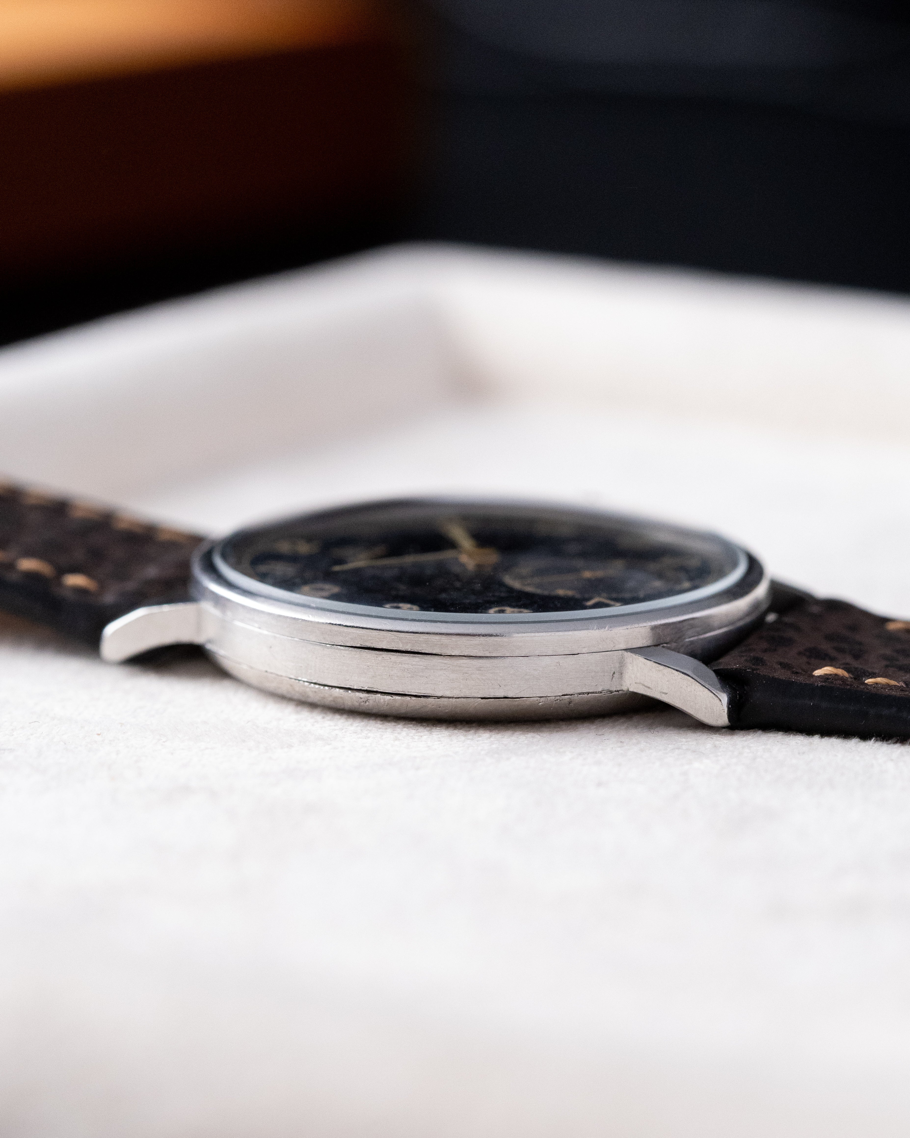 Rare Vintage Omega, Oversized Jumbo Case, Black Gilt Dial, Cal. 30 from 1935 - DuMarko
