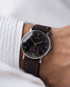 Rare Vintage Omega, Oversized Jumbo Case, Black Gilt Dial, Cal. 30 from 1935 - DuMarko