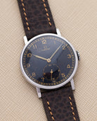 Rare Vintage Omega, Oversized Jumbo Case, Black Gilt Dial, Cal. 30 from 1935 - DuMarko