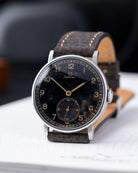 Rare Vintage Omega, Oversized Jumbo Case, Black Gilt Dial, Cal. 30 from 1935 - DuMarko