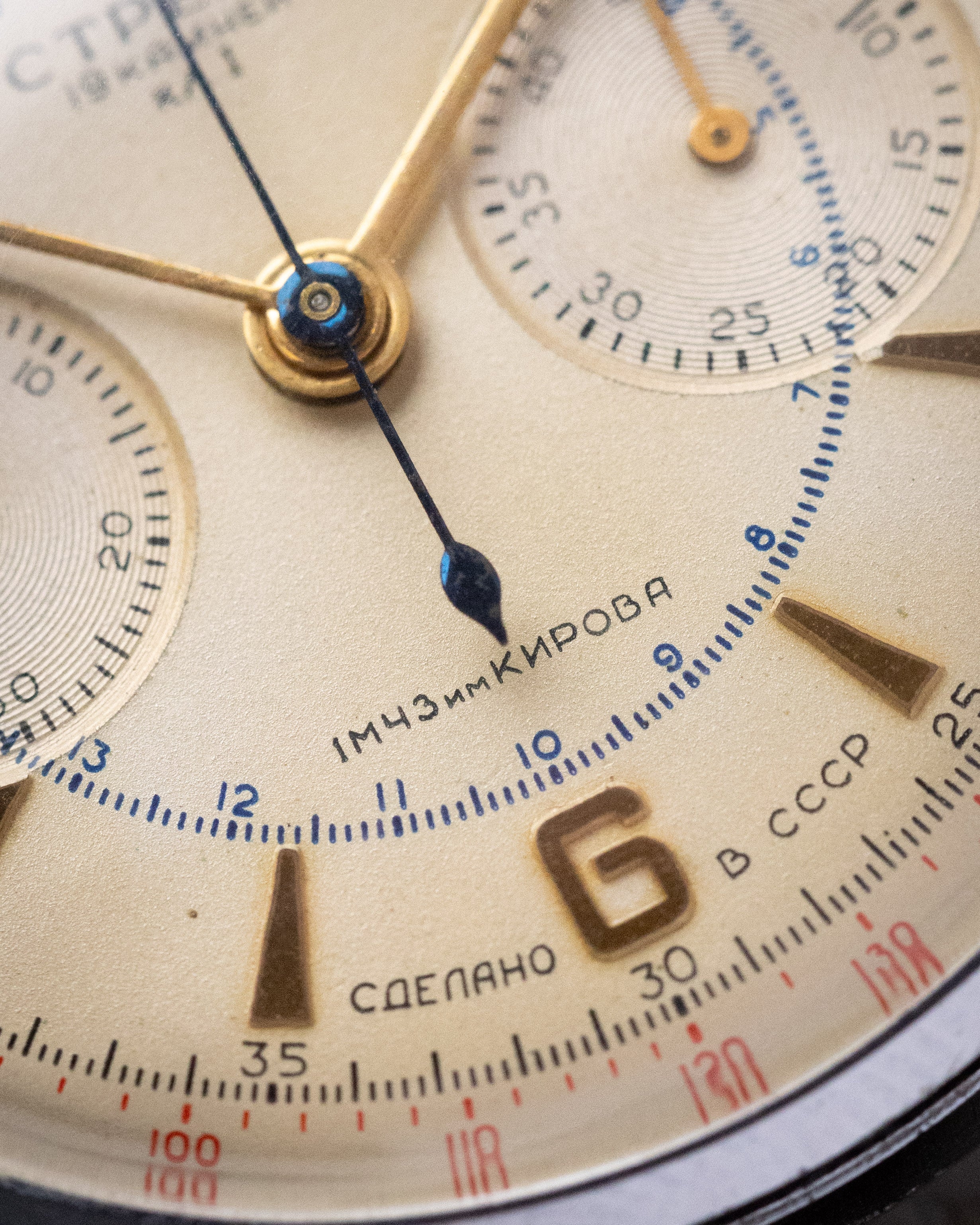 Rare Vintage Poljot Strela Chronograph for Aviators and Astronauts, Soviet Watch, Completely Original, Cal. 3017 - DuMarko