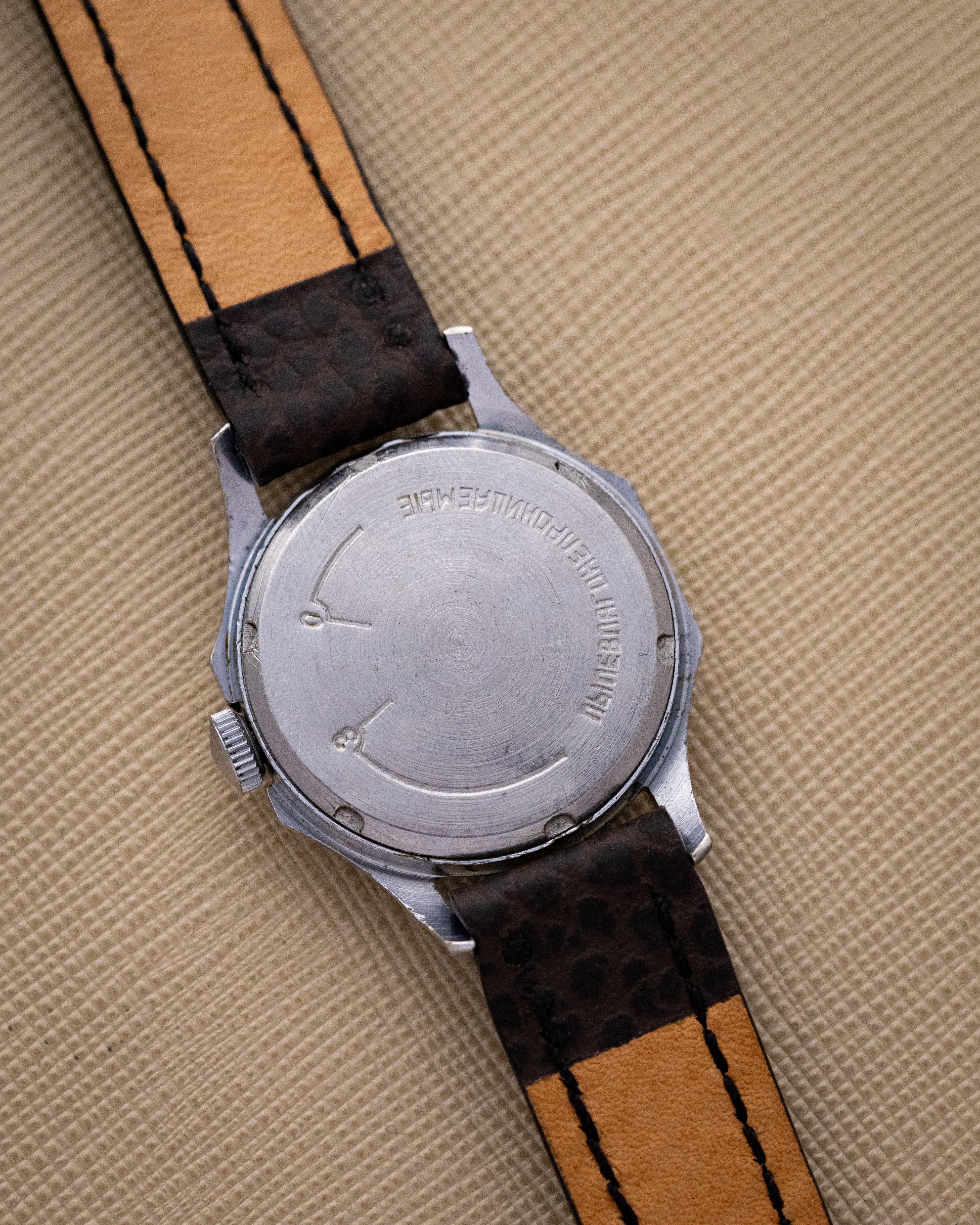 Rare Vintage Soviet Watch Druzhba, Chinese USSR Friendship, Temple of Heaven, Two - tone Dial - DuMarko