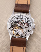 Rare Vintage Zenith/Universal Genève Compax Chronograph, Ref. 22510, Cal. 156, Tri - Register, Cream Patina Dial from 1940s - DuMarko